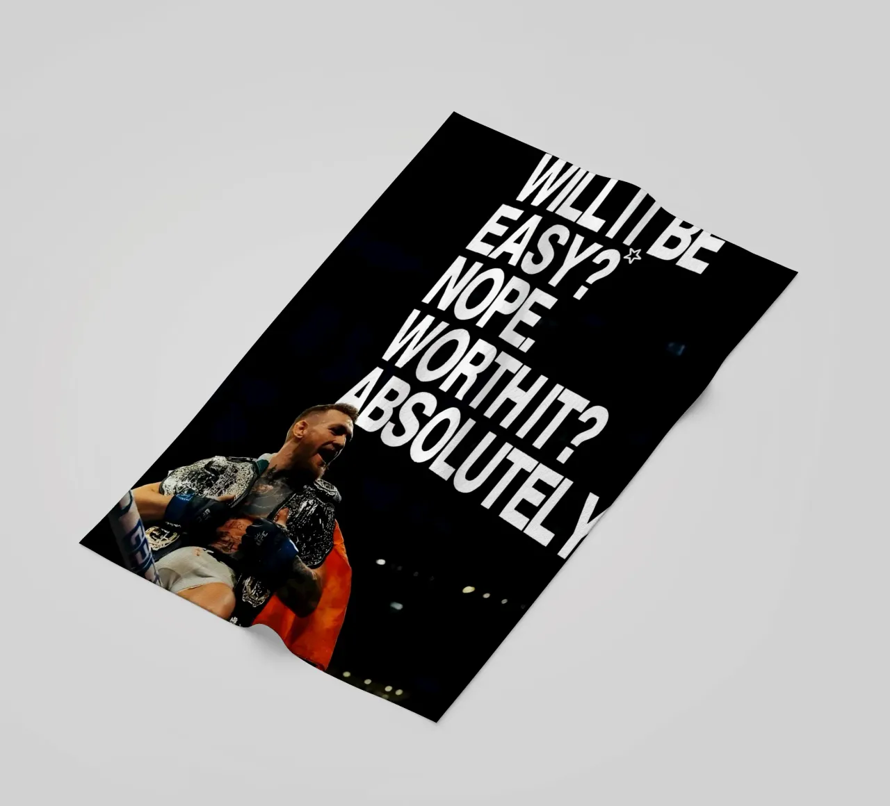 'WILL BE EASY? NOPE. WORTH T? ABSOLUTELY telo mare da Type & Tape