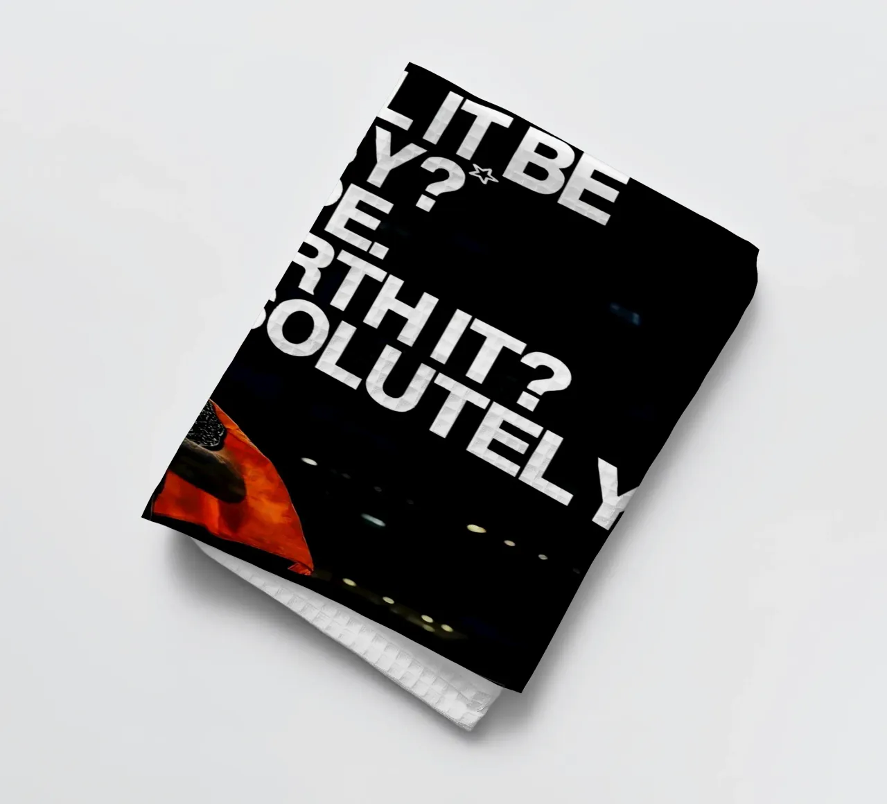 'WILL BE EASY? NOPE. WORTH T? ABSOLUTELY canovaccio da cucina da Type & Tape