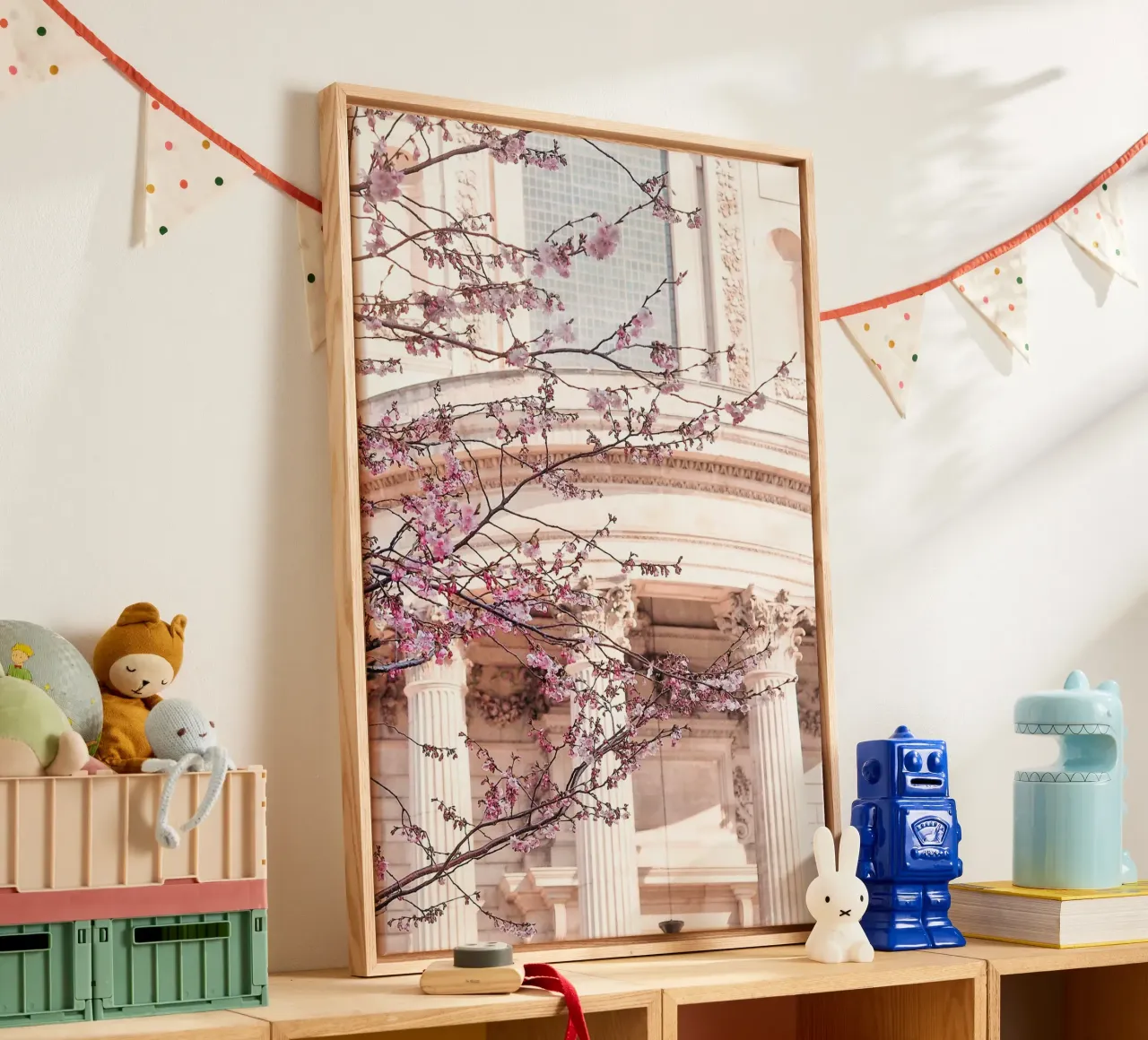 St Paul's London Blossom tela con Cornice a cassetta da GraceDigitalArtCo
