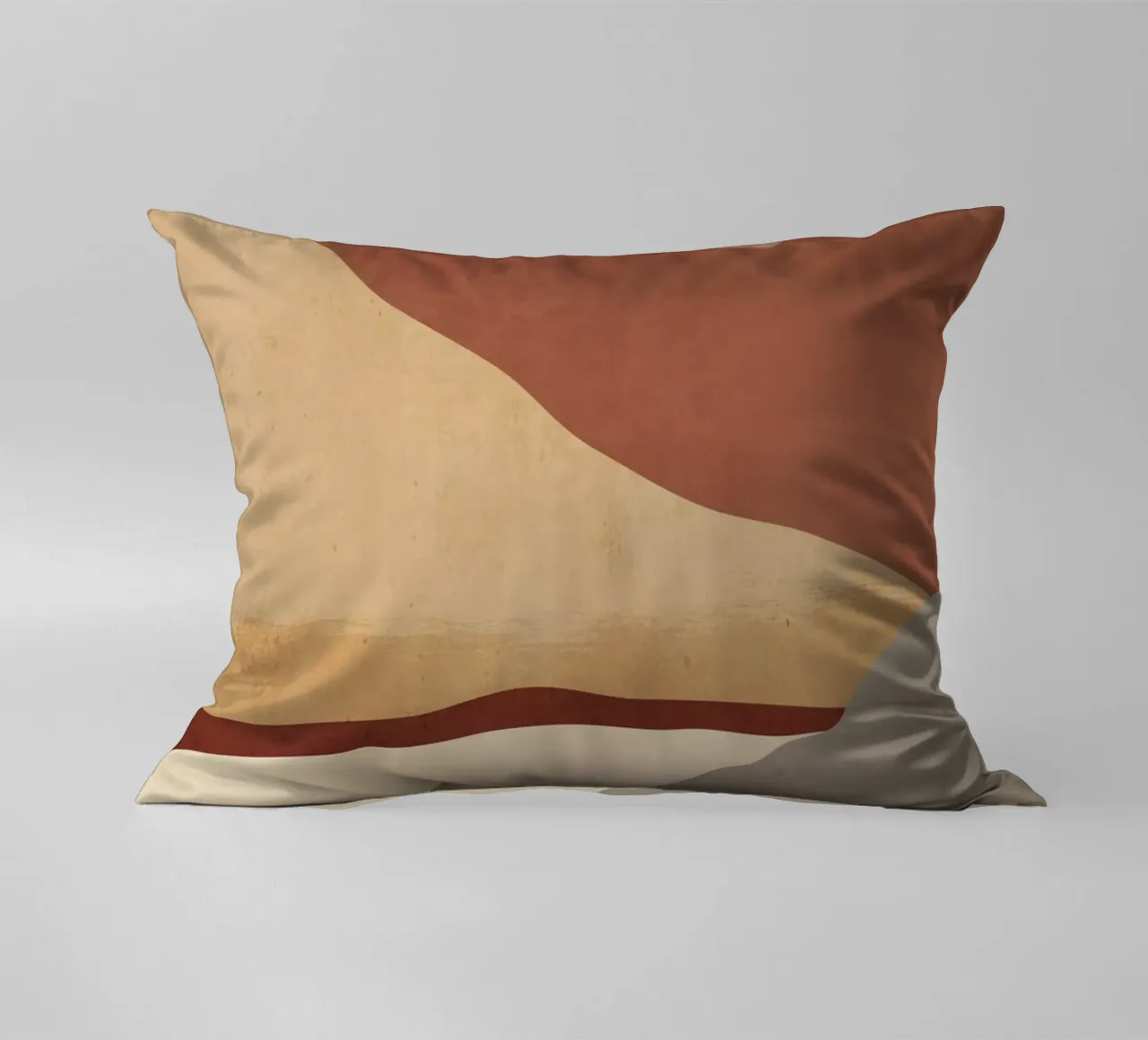Paesaggio d'arte minimale 10 cuscino da ThingDesign