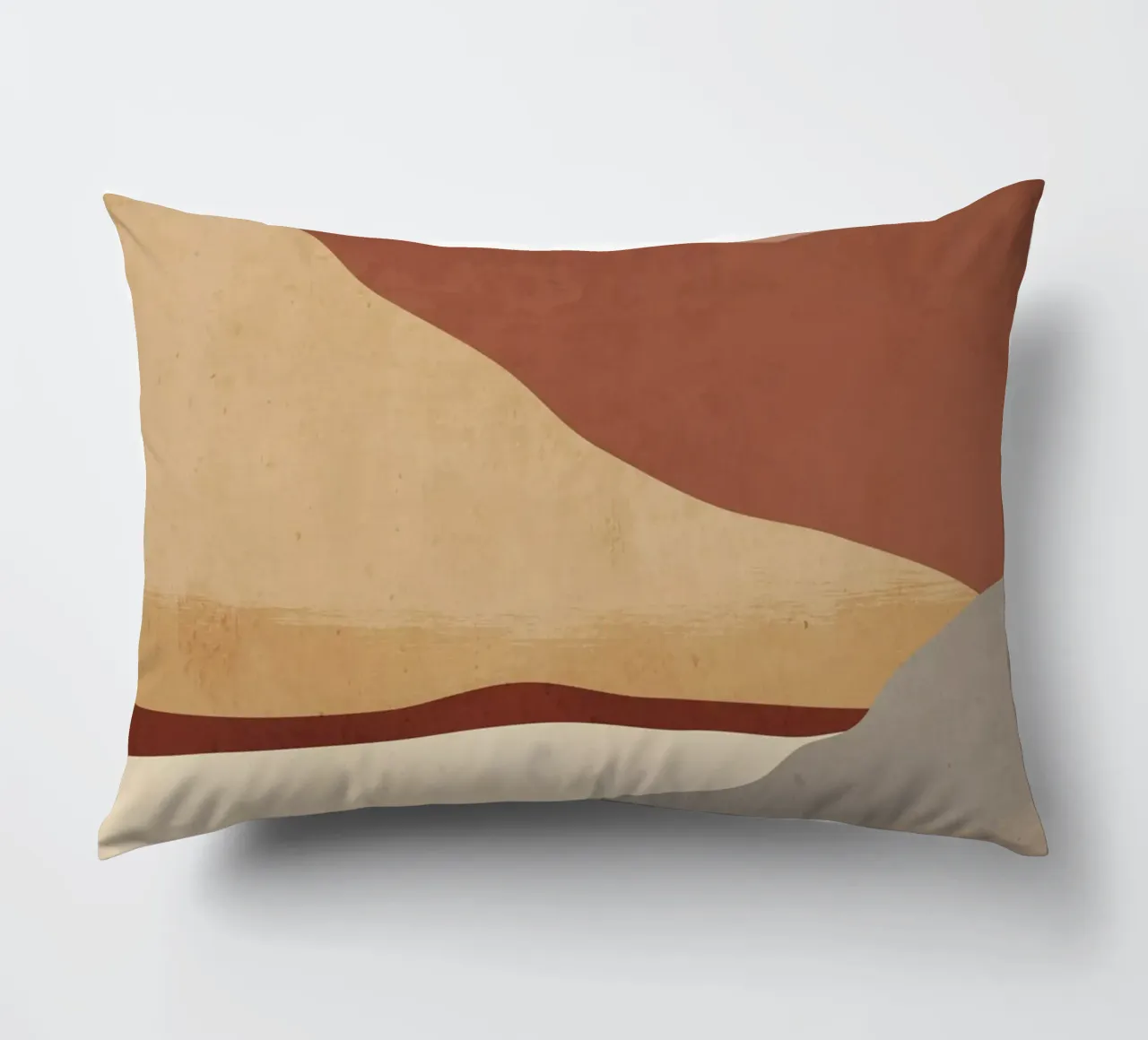 Paesaggio d'arte minimale 10 cuscino da ThingDesign