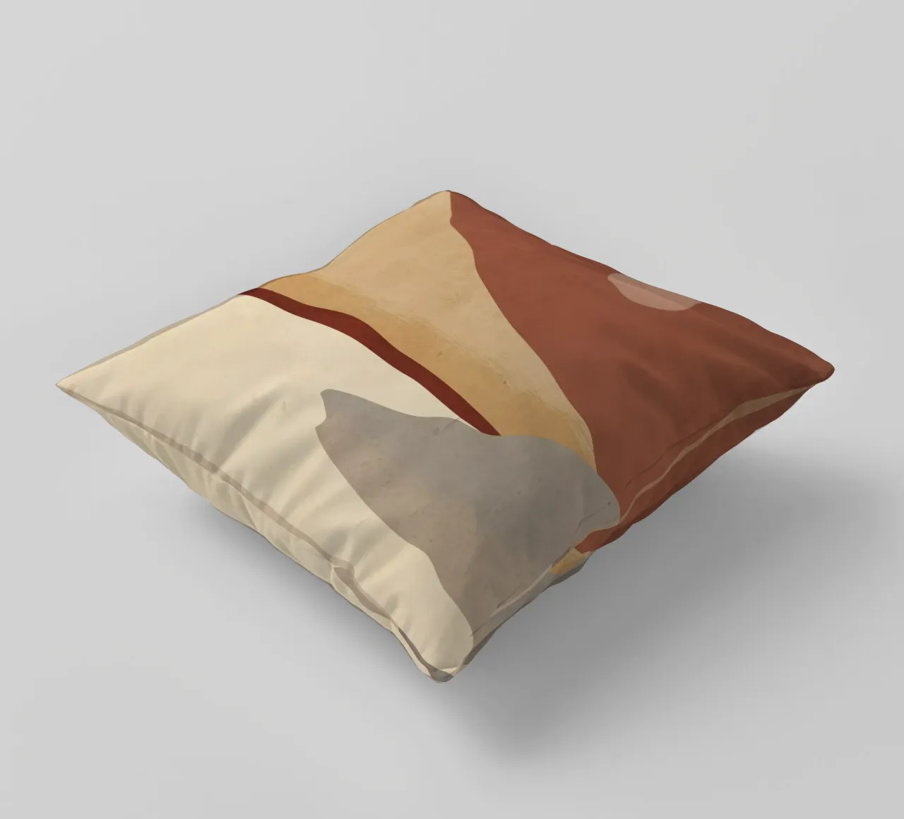 Paesaggio d'arte minimale 10 cuscino da ThingDesign