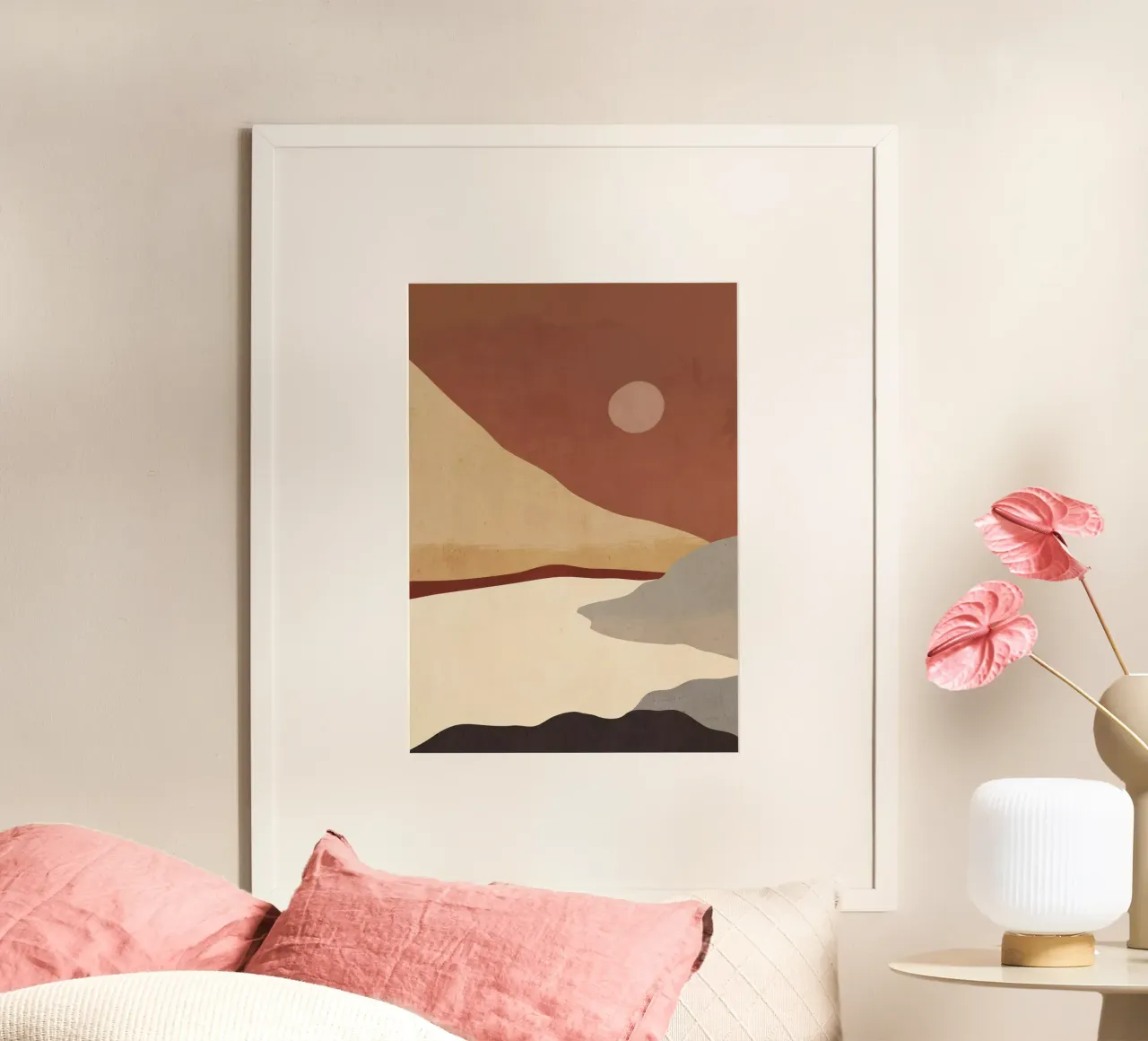 Minimal Art Landscape 10 hahnemühle by ThingDesign