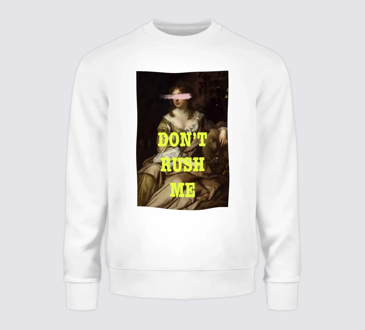 Yellow Don't Rush Me felpa da GraceDigitalArtCo
