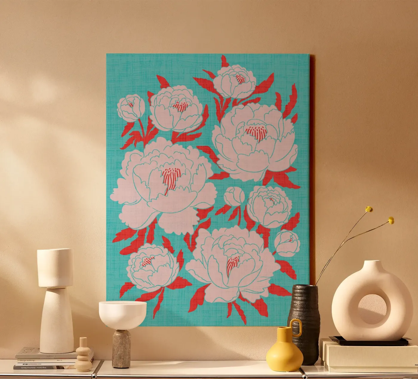 Peonies tela da Dana Duricekova