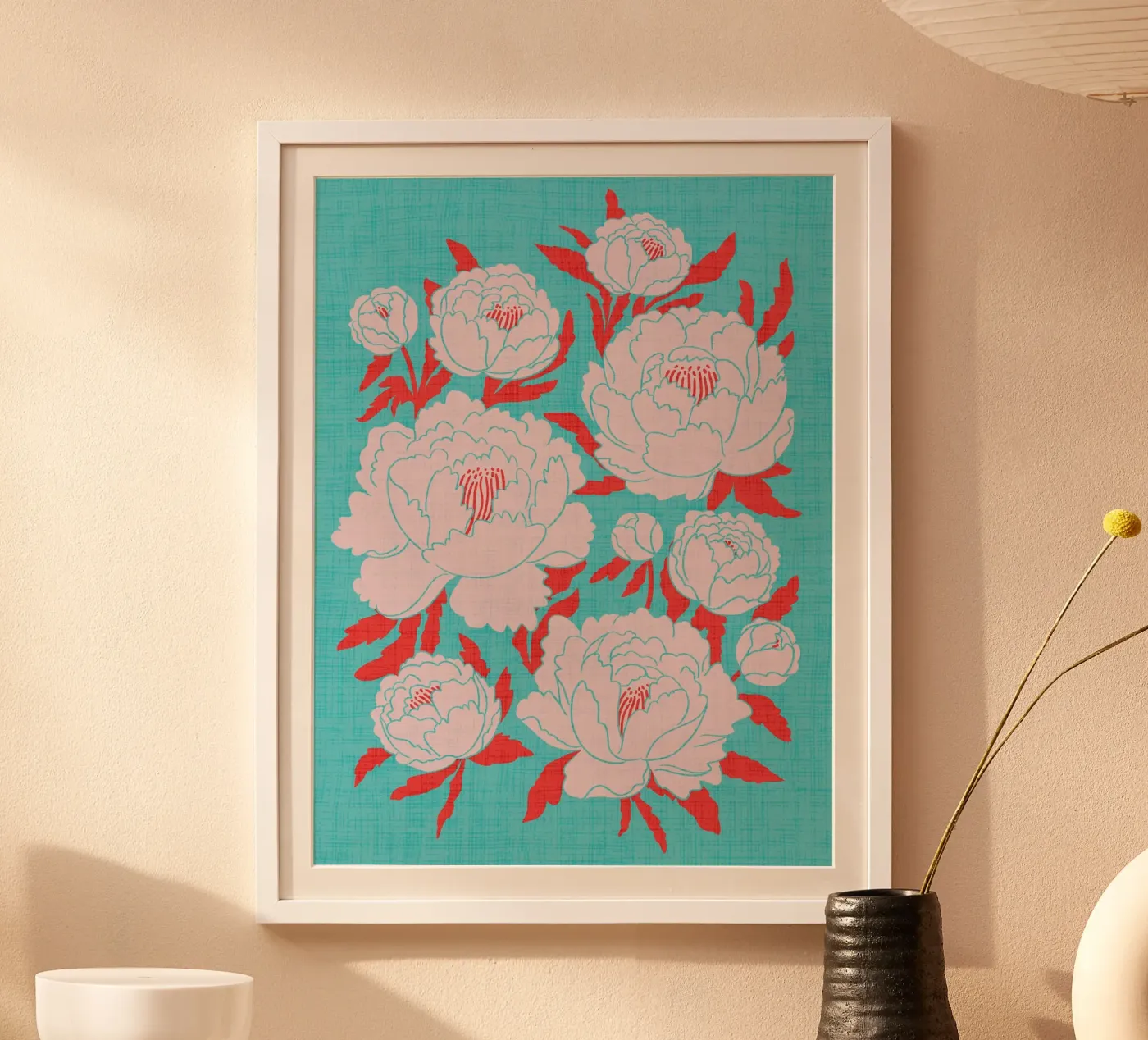 Peonies poster da Dana Duricekova