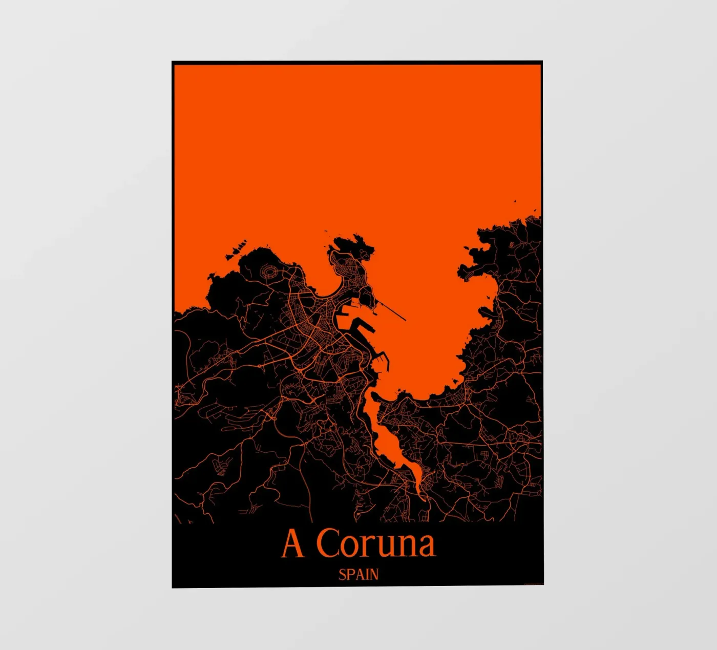 A Coruna fotobehang van MiMap