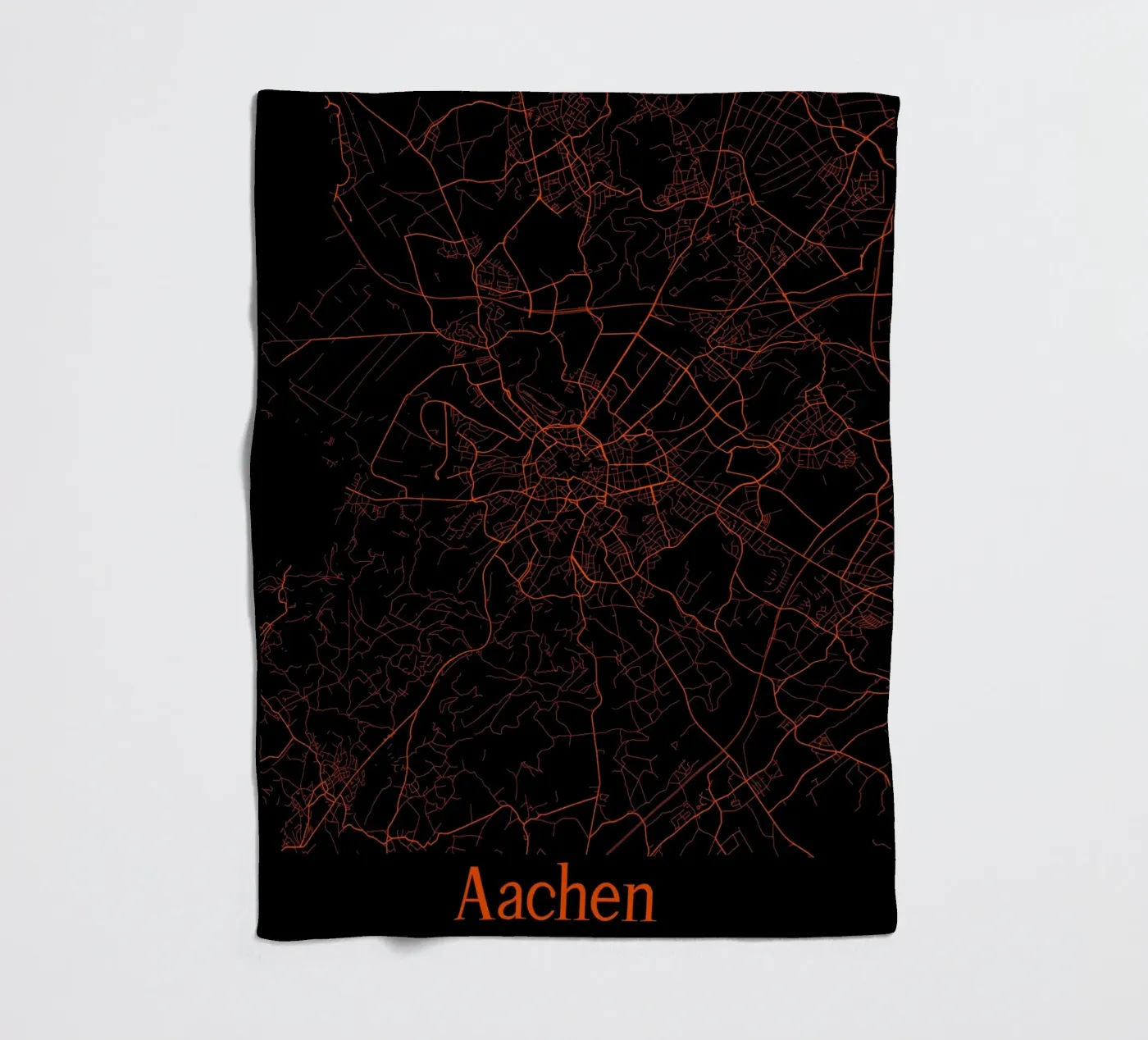 Aachen Fleecedecke von MiMap