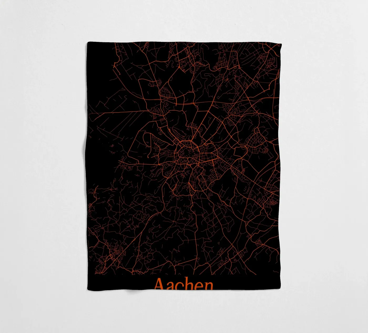 Aachen Fleecedecke von MiMap