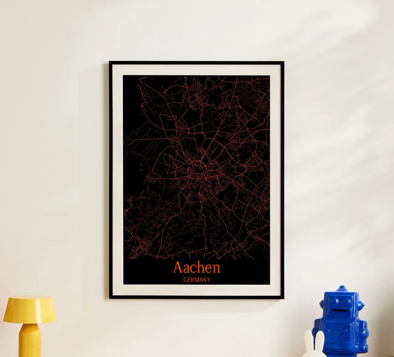 Aachen poster con telaio in plastica da MiMap
