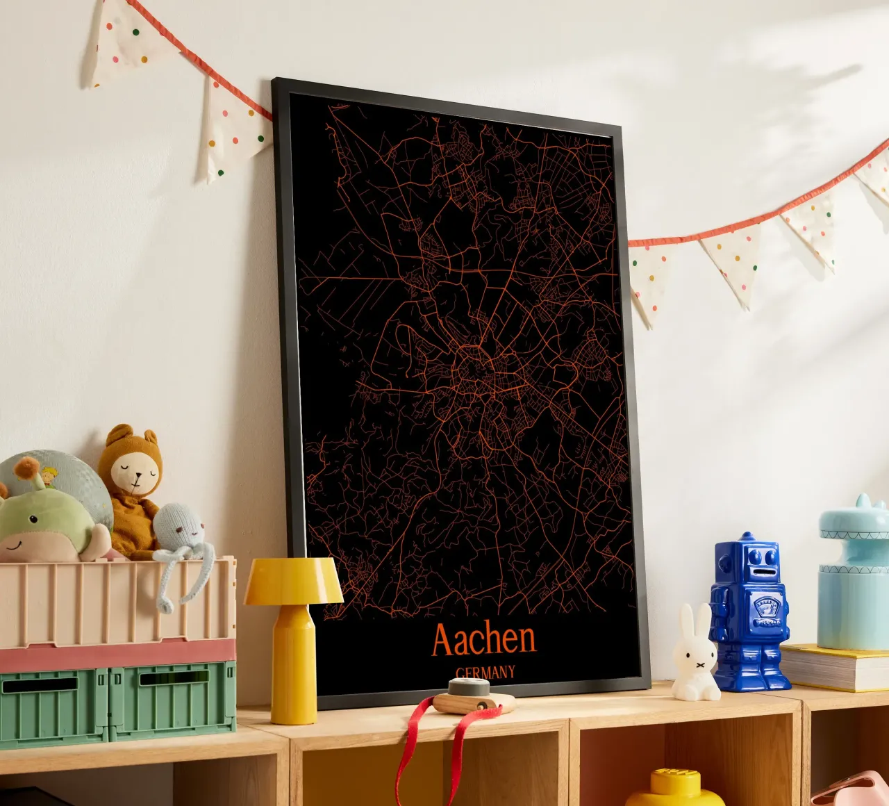 Aachen poster con telaio in plastica da MiMap