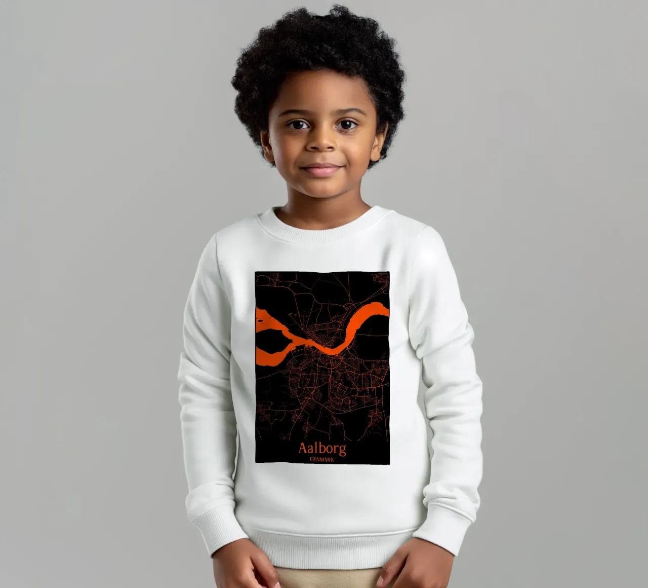 Aalborg felpa bambino da MiMap