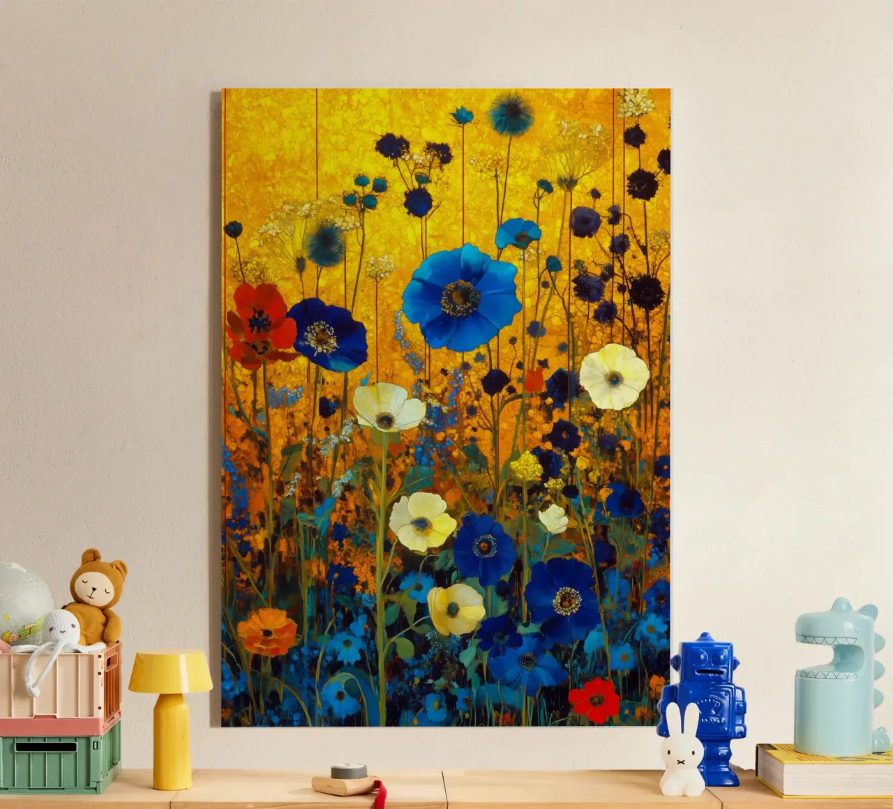 Fiori blu plexiglass da Justyna Jaszke JBJart