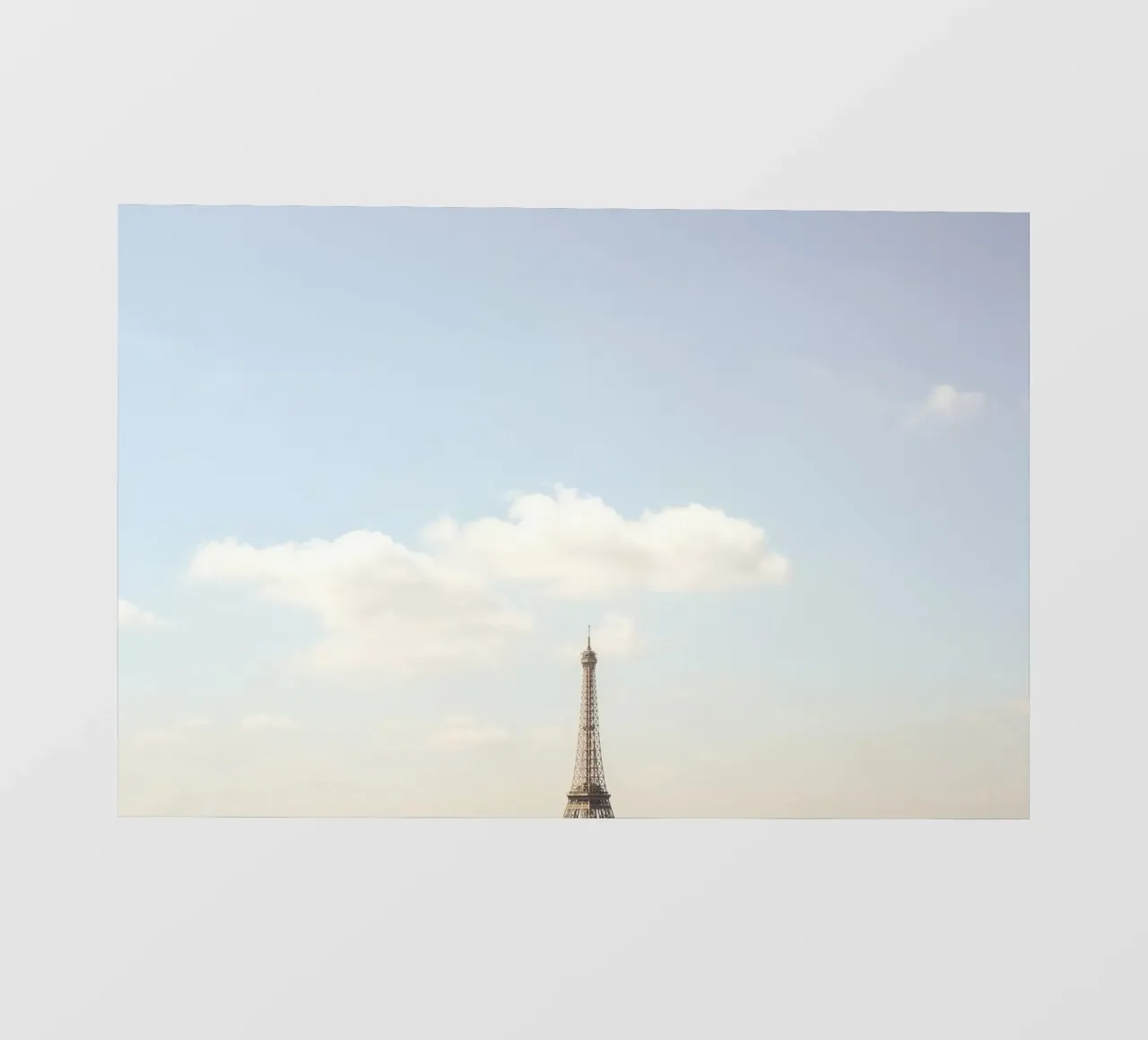 Paris Eiffel Tower Minimalist pellicola backlit da GraceDigitalArtCo