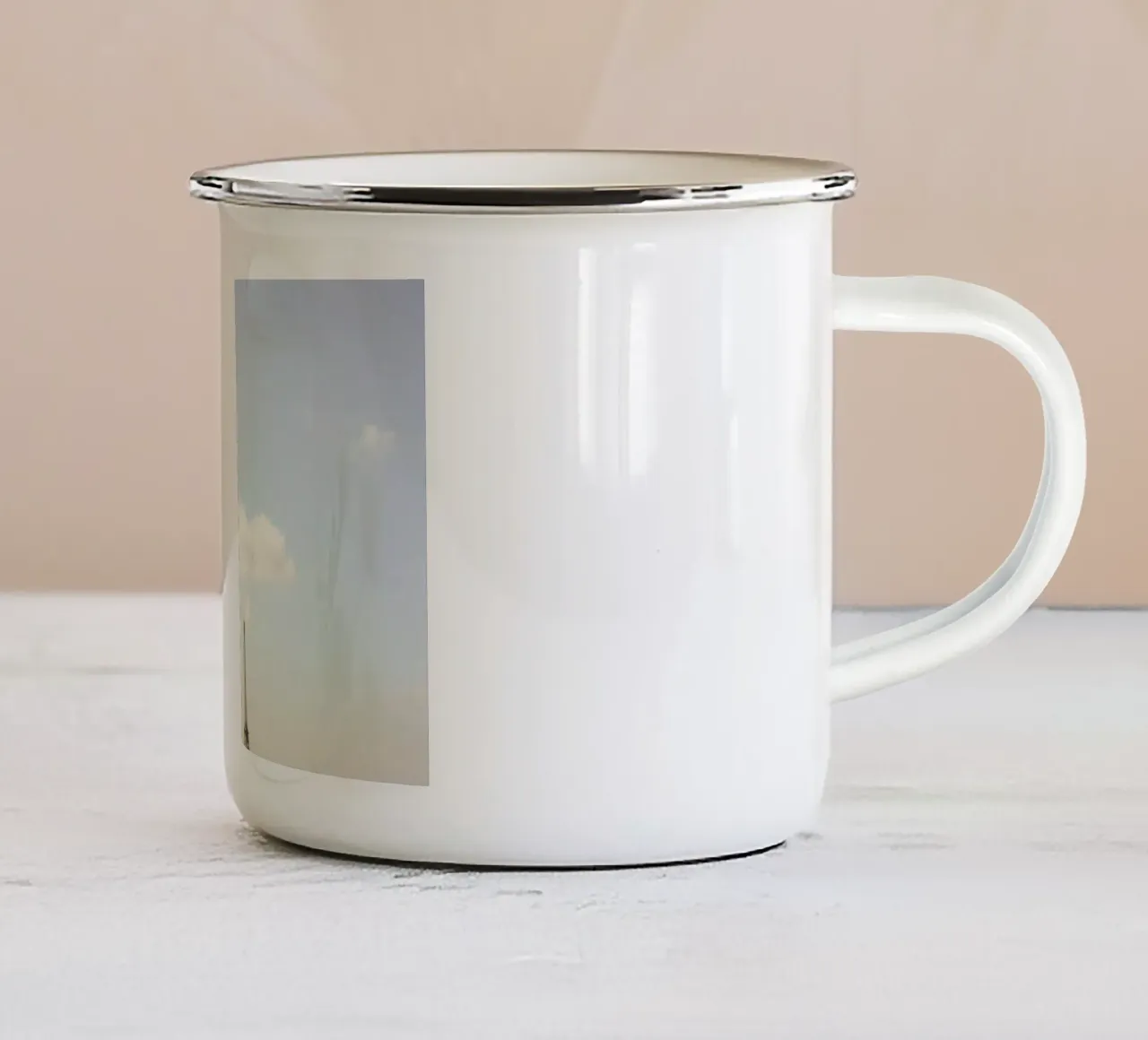 Paris Eiffel Tower Minimalist tazza in smalto da GraceDigitalArtCo