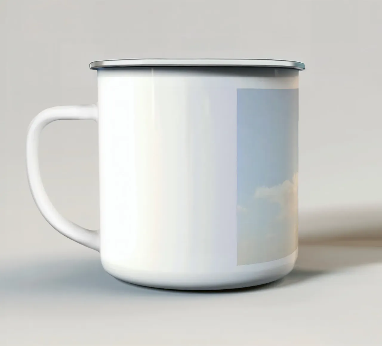 Paris Eiffel Tower Minimalist tazza in smalto da GraceDigitalArtCo