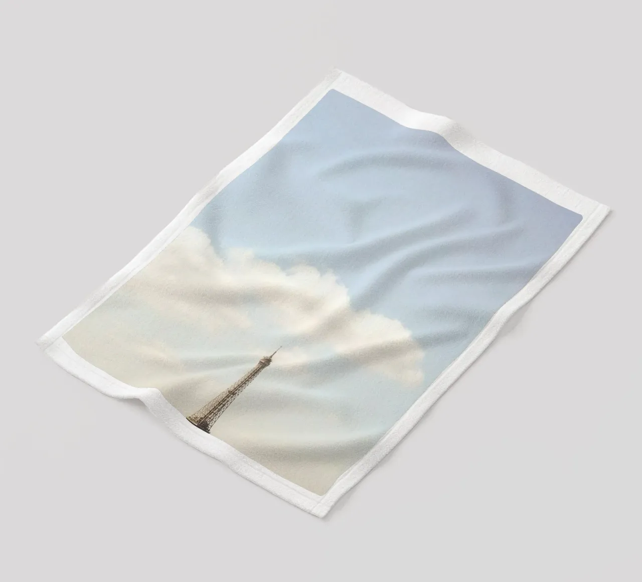 Paris Eiffel Tower Minimalist coperta in pile da GraceDigitalArtCo