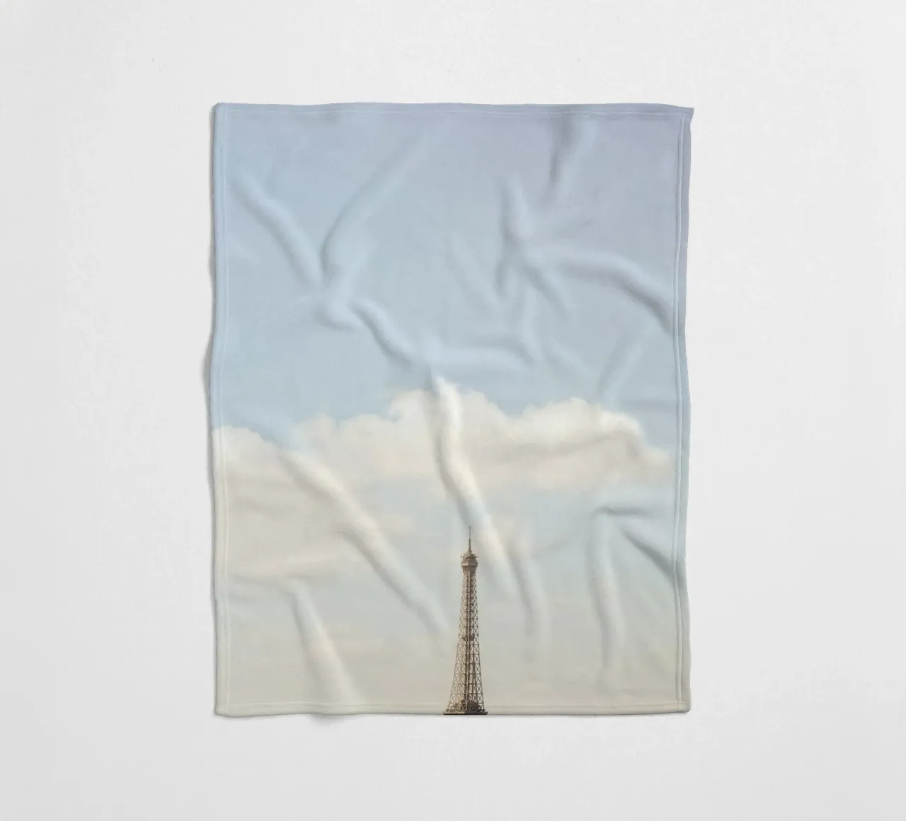 Paris Eiffel Tower Minimalist coperta in pile da GraceDigitalArtCo