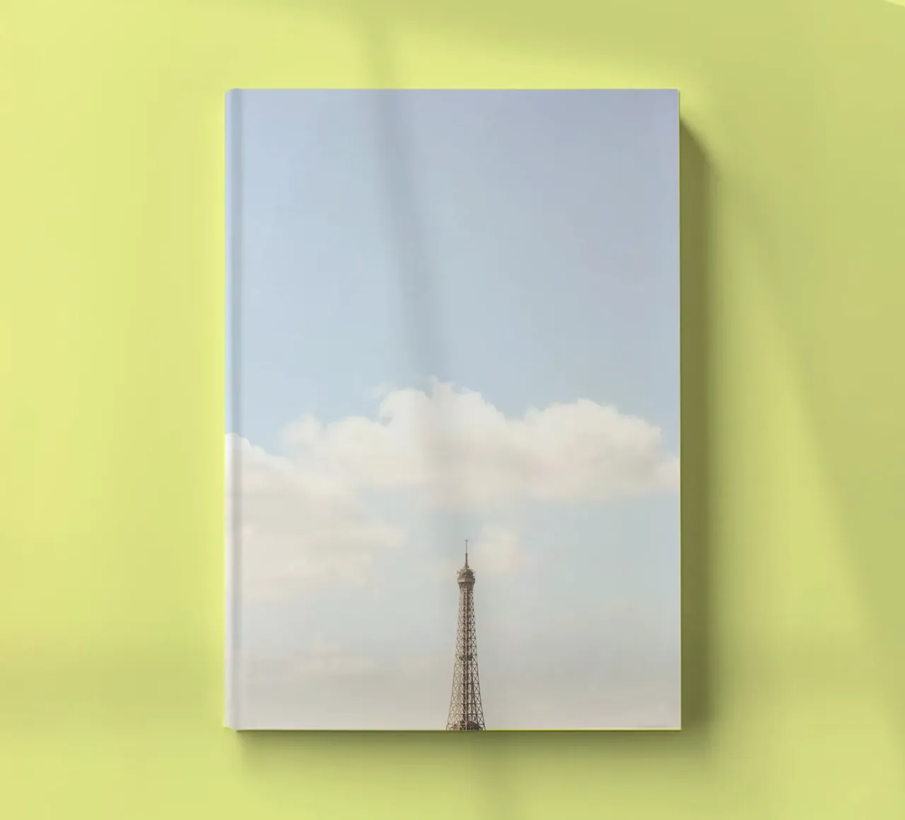 Paris Eiffel Tower Minimalist notebook by GraceDigitalArtCo