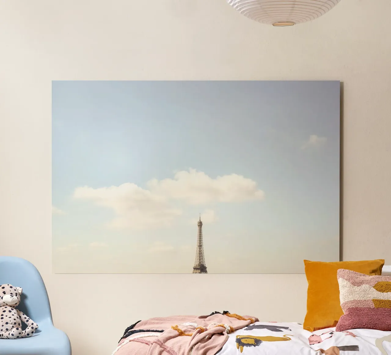 Paris Eiffel Tower Minimalist alluminio dibond da GraceDigitalArtCo
