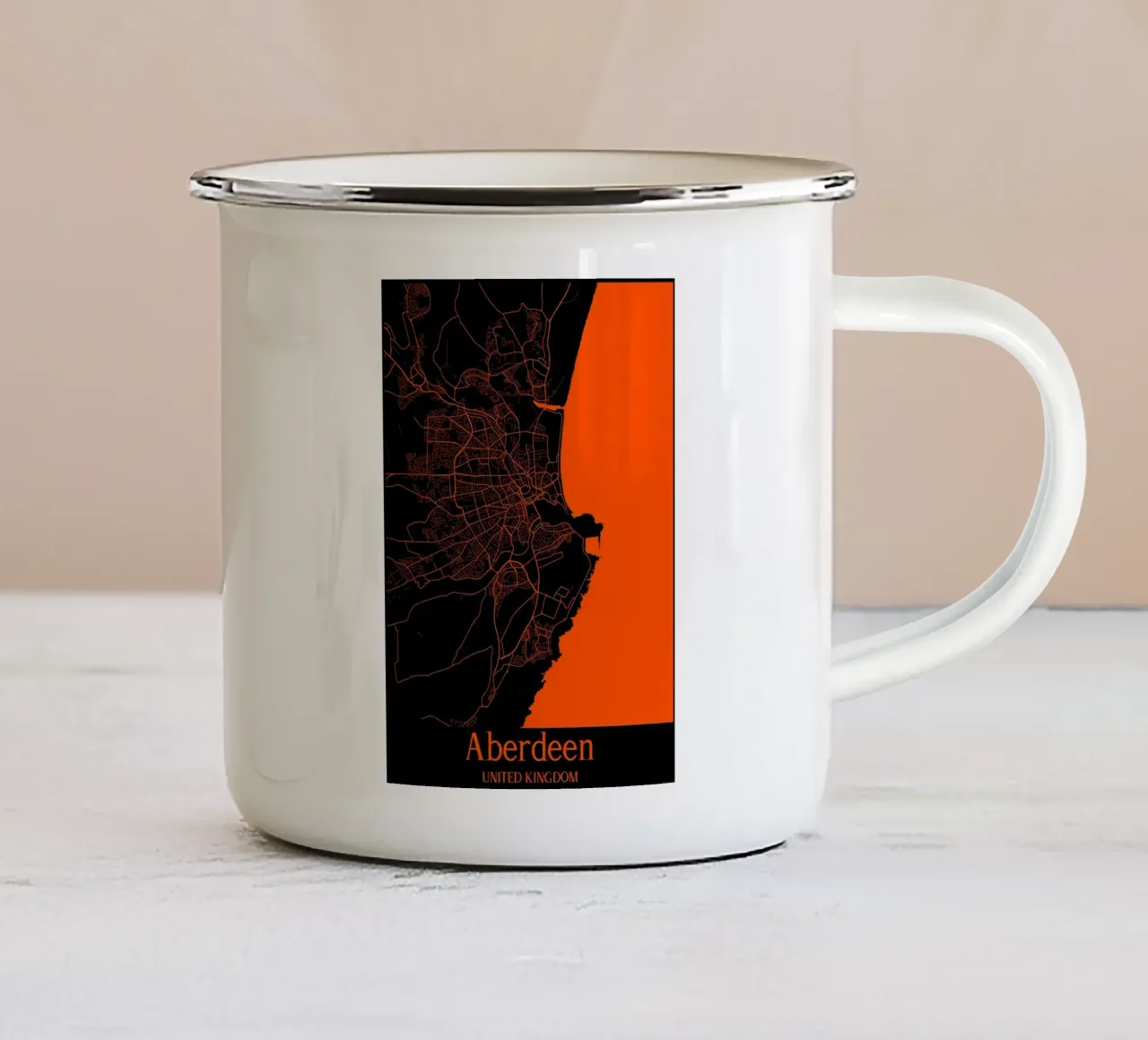 Aberdeen tazza in smalto da MiMap