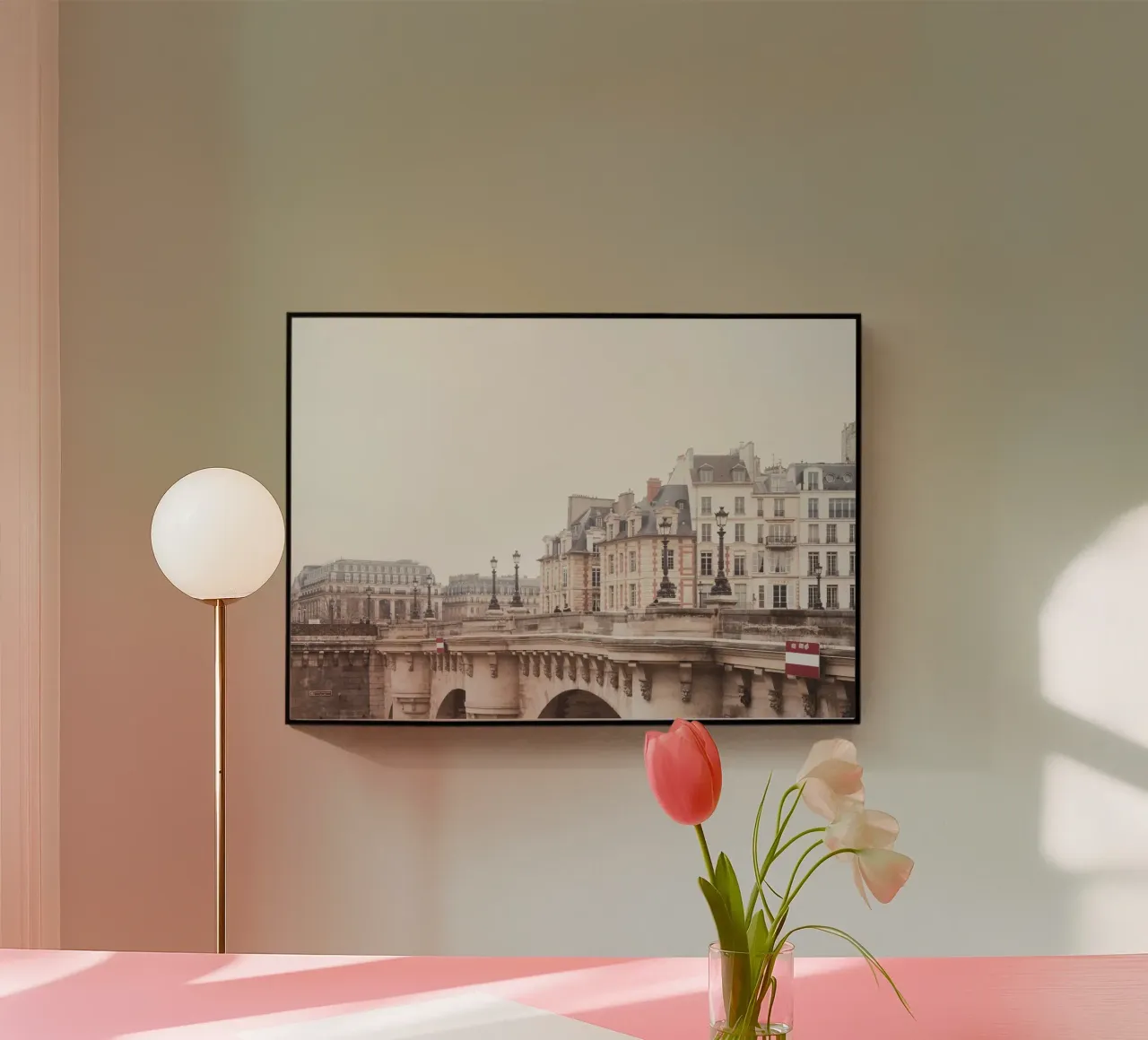 Paris Bridge plexiglass da GraceDigitalArtCo