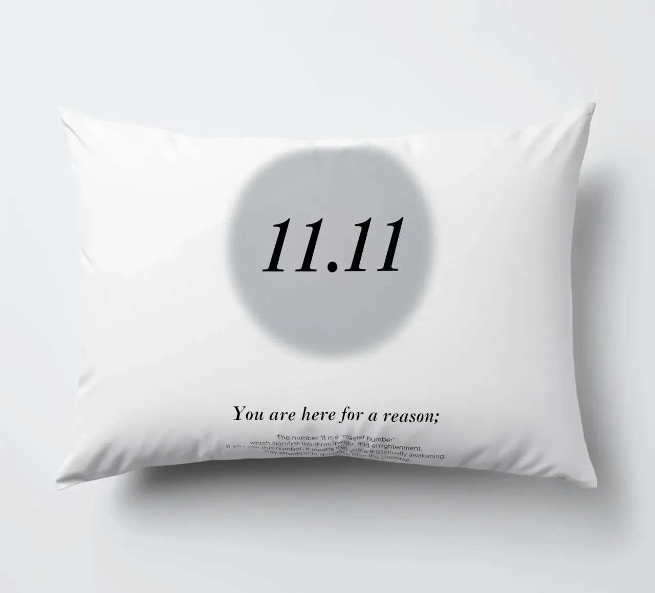 11.11 hour mirror message from the universe decorative cushion by morphinaeblue