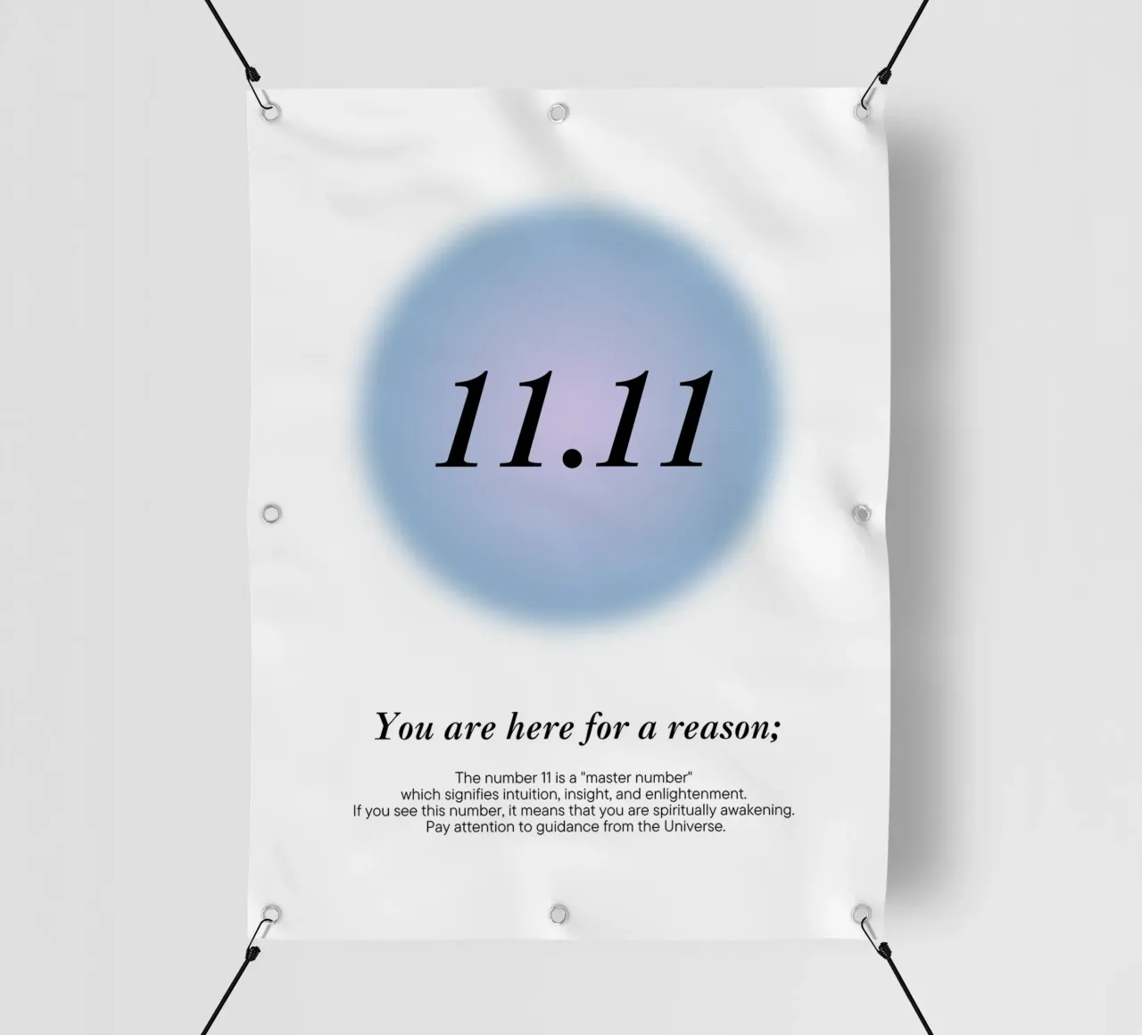 11.11 hour mirror message from the universe pvc cover by morphinaeblue