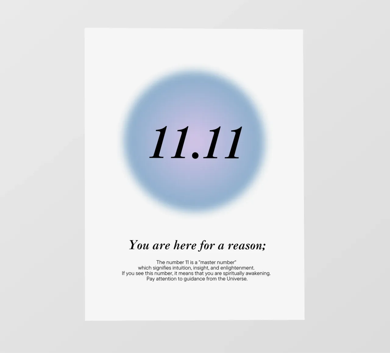 11.11 hour mirror message from the universe pvc cover by morphinaeblue