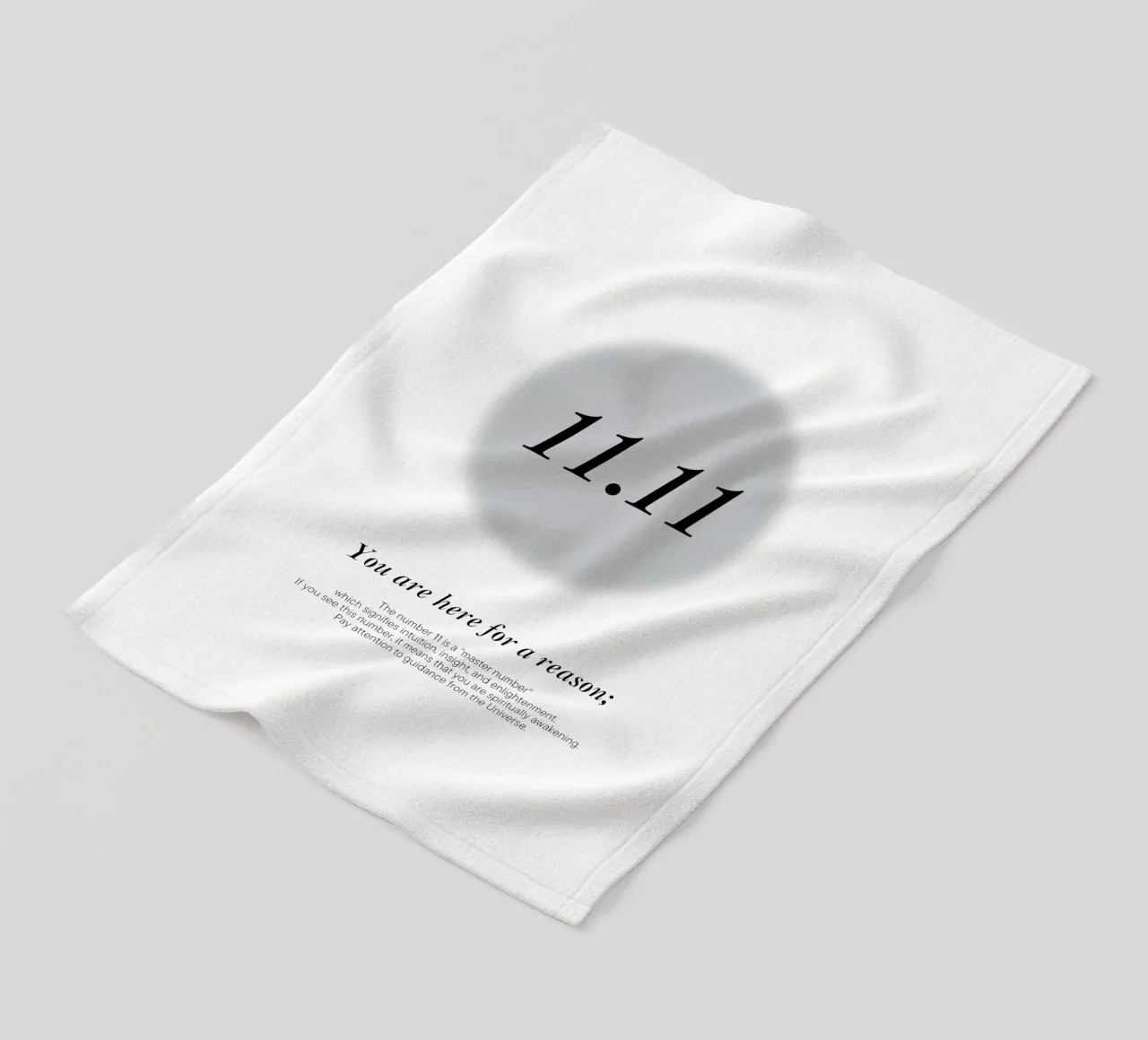 11.11 hour mirror message from the universe fleece blanket by morphinaeblue