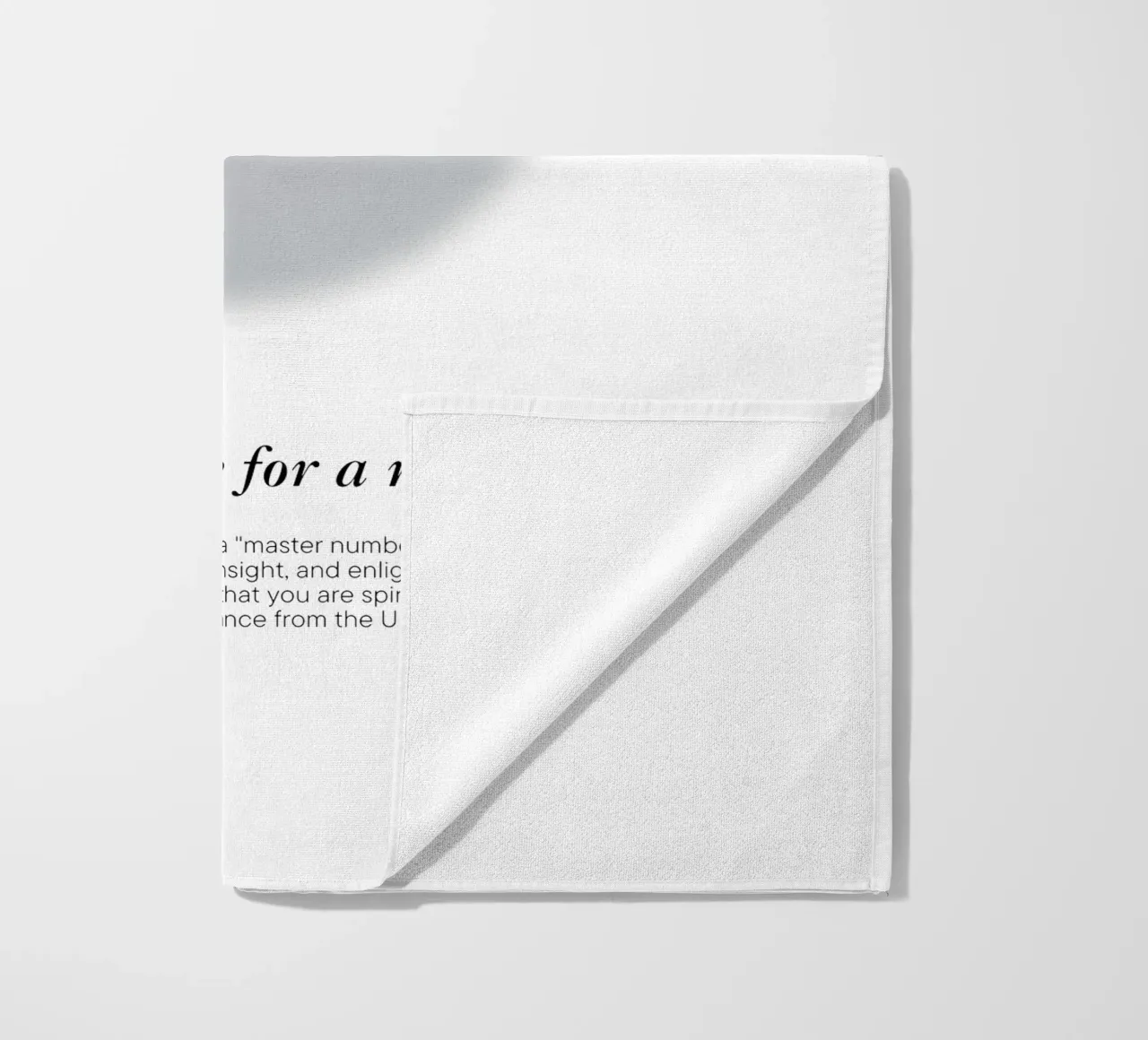 11.11 hour mirror message from the universe beach towel by morphinaeblue