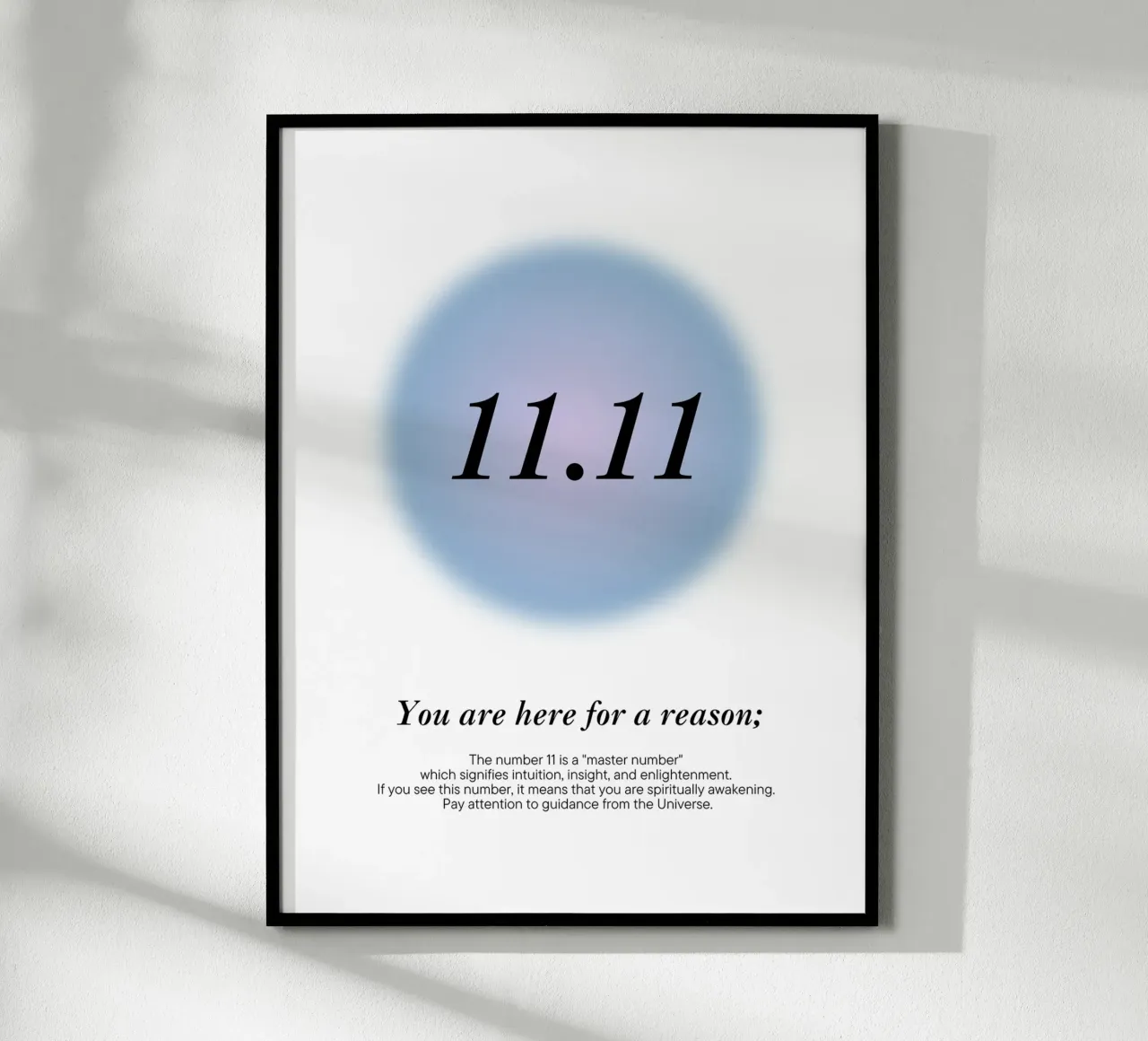 11.11 hour mirror message from the universe hahnemühle by morphinaeblue
