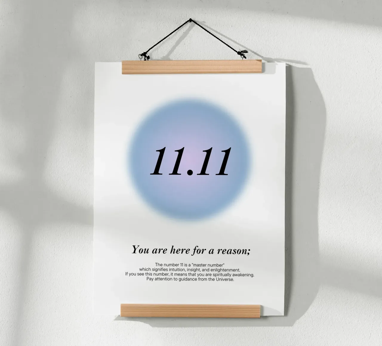 11.11 hour mirror message from the universe hahnemühle by morphinaeblue
