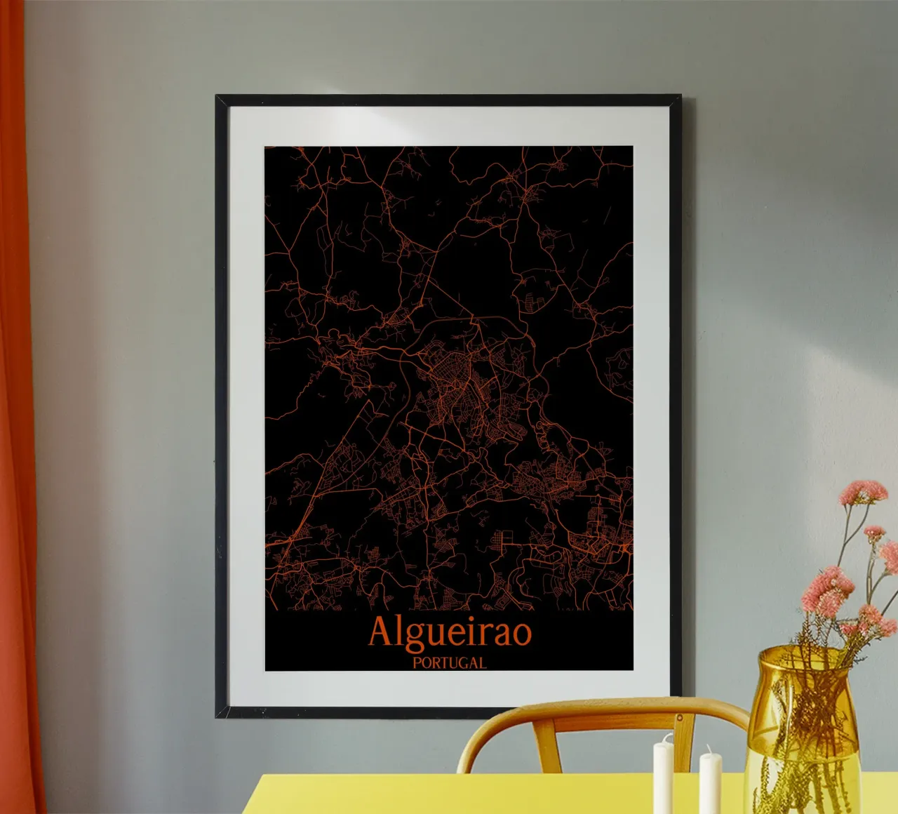 Algueirao poster con telaio in legno da MiMap