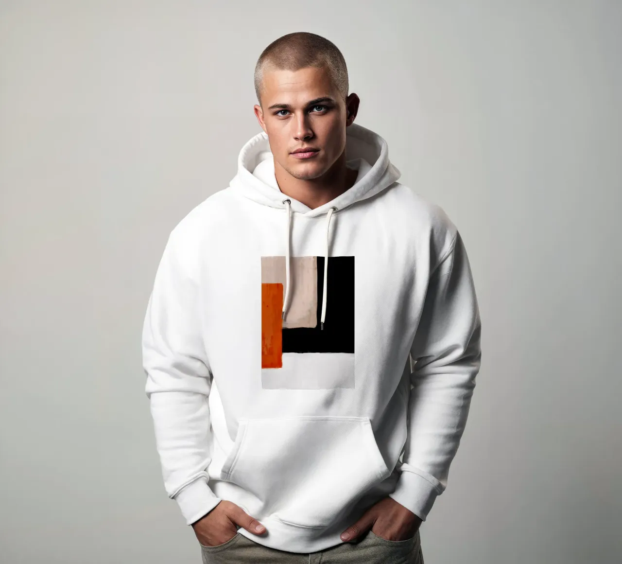 astratto minimo 14 felpa con cappuccio da ThingDesign