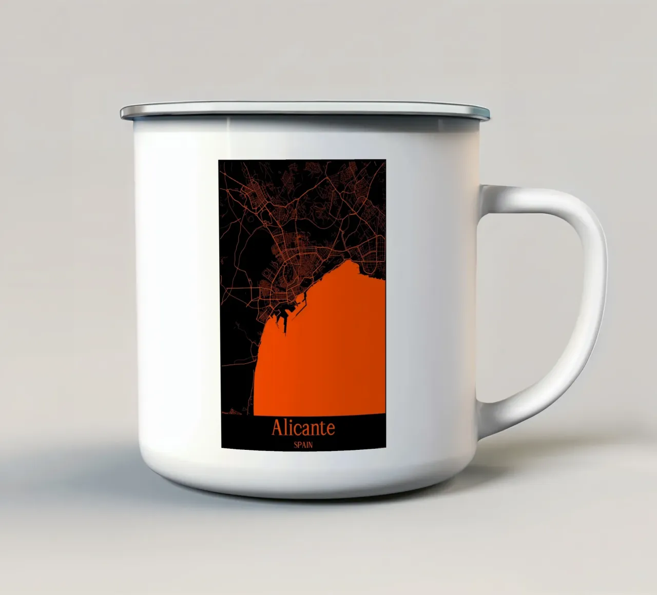 Alicante tazza in smalto da MiMap