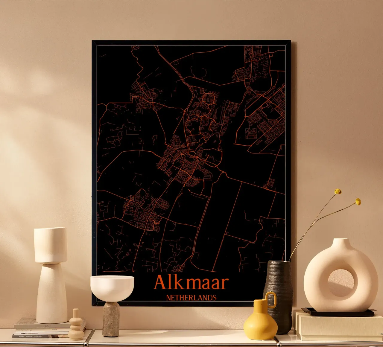 Alkmaar poster con telaio in plastica da MiMap