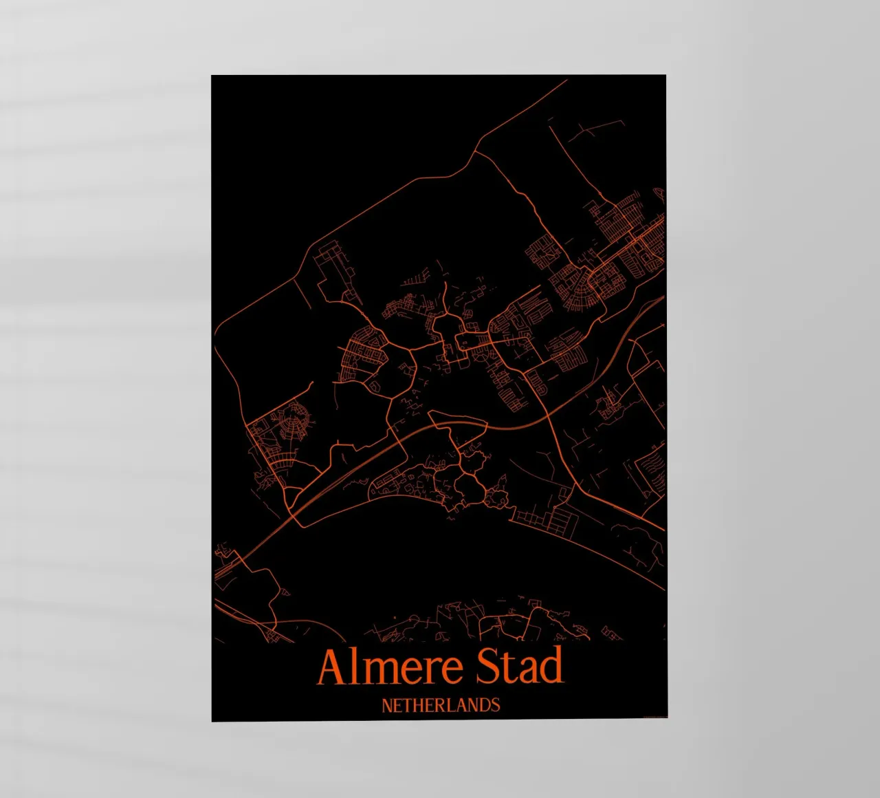 Almere Stad pellicola backlit da MiMap
