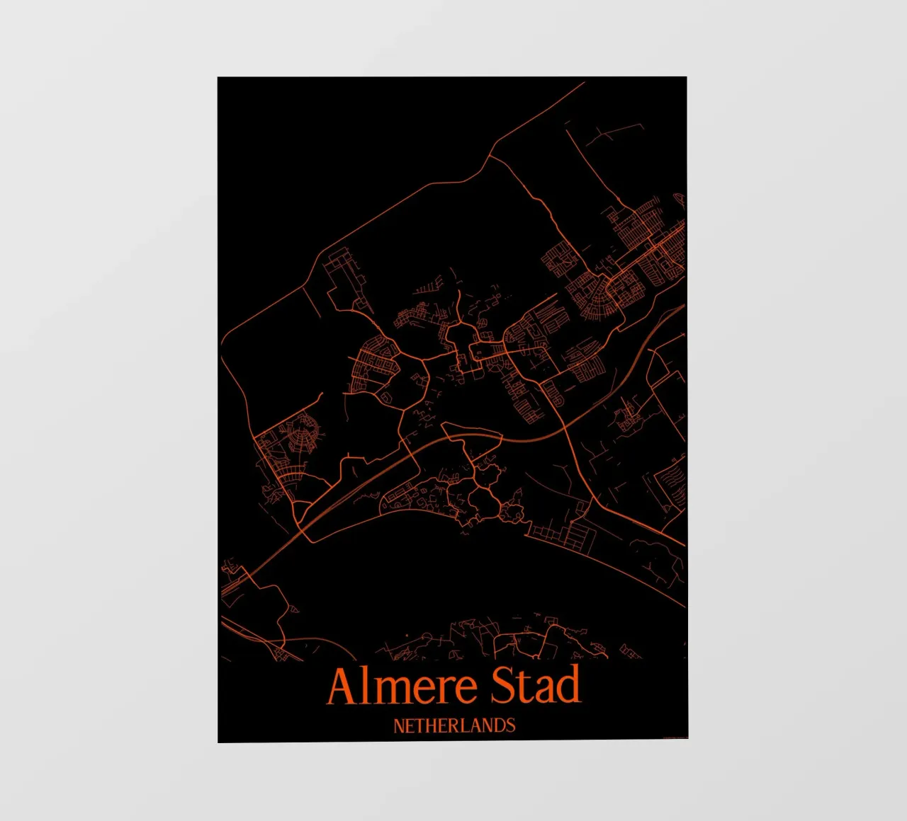 Almere Stad pellicola backlit da MiMap