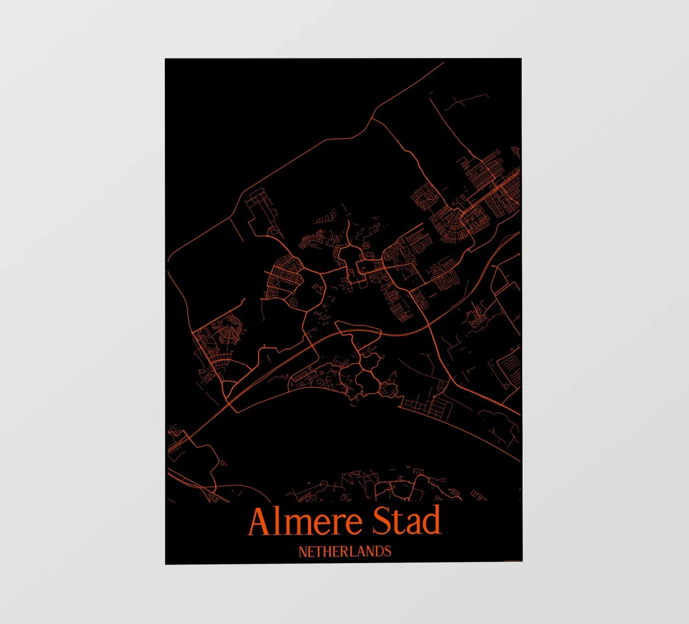Almere Stad pellicola backlit da MiMap