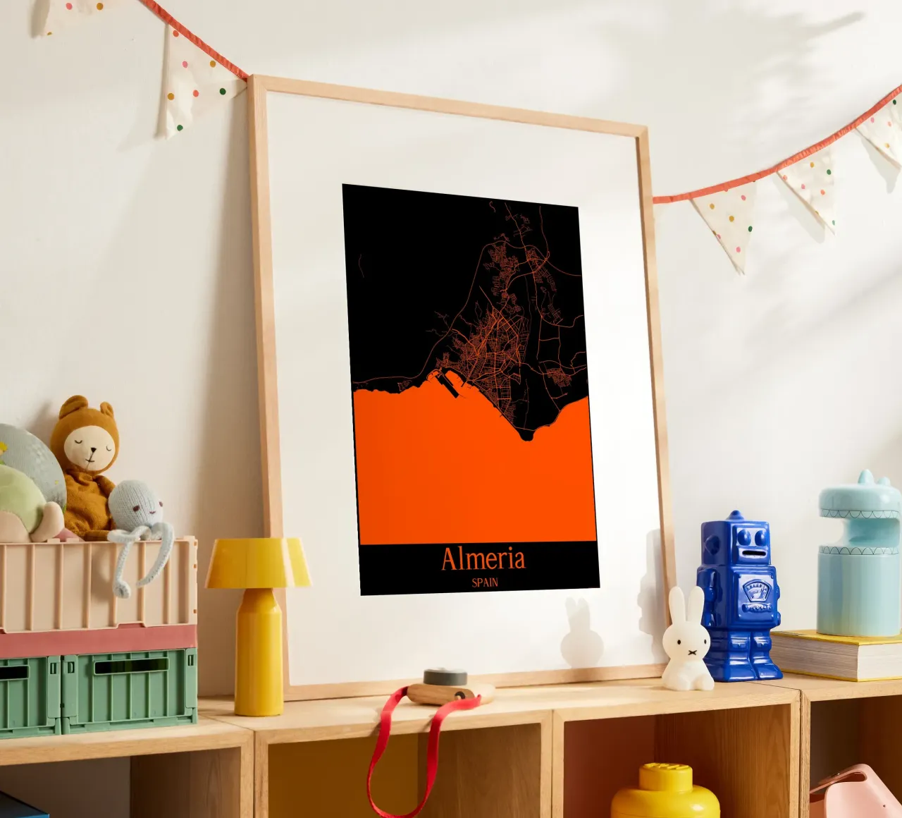 Almeria poster con telaio in plastica da MiMap