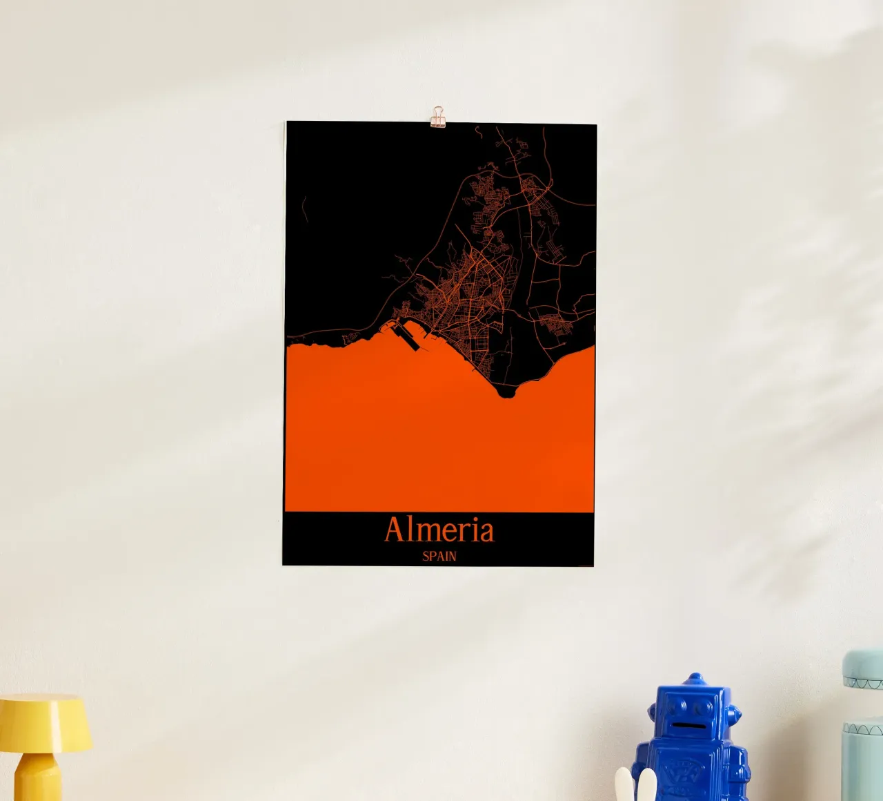 Almeria poster con telaio in plastica da MiMap