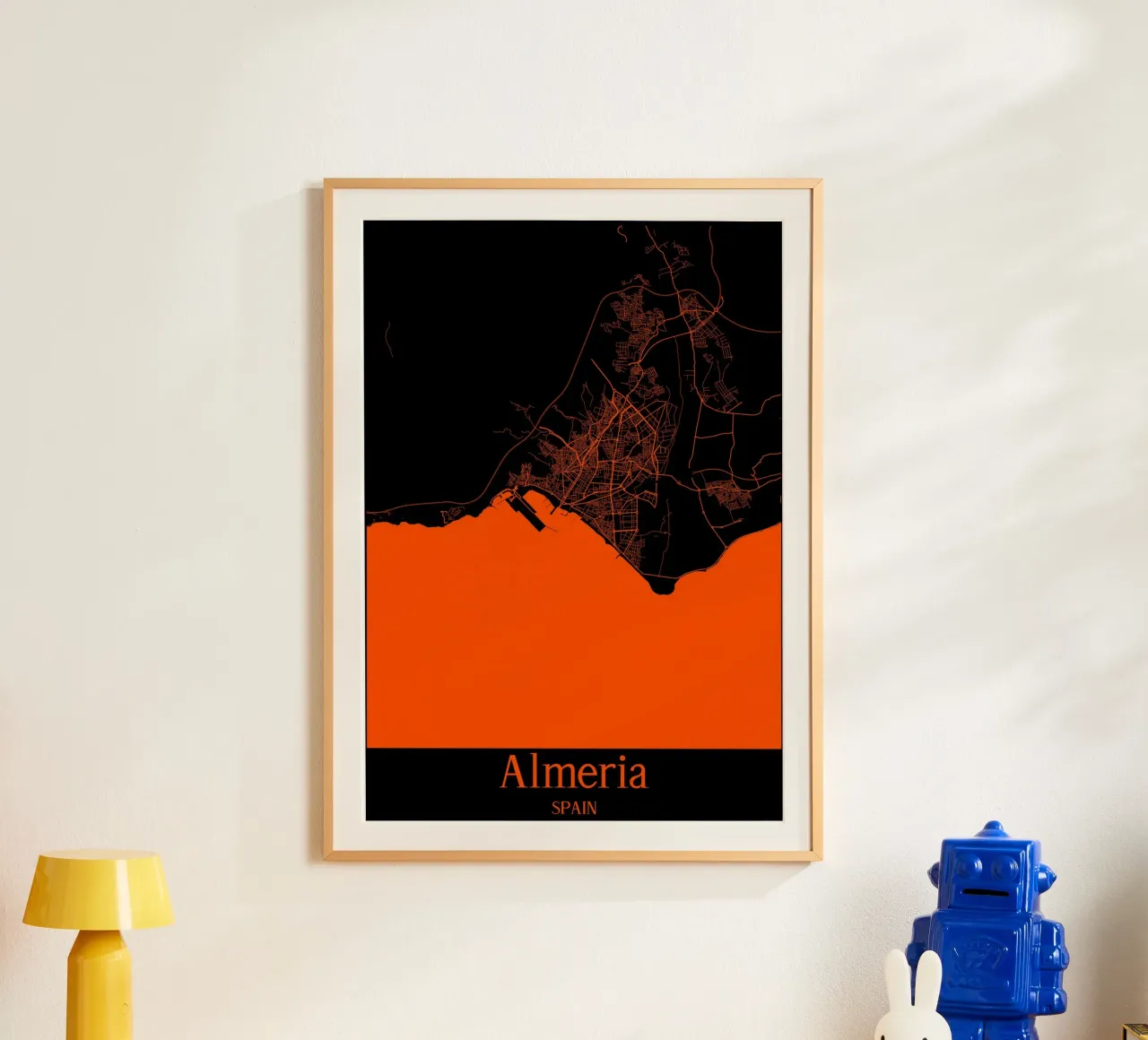 Almeria poster con telaio in plastica da MiMap