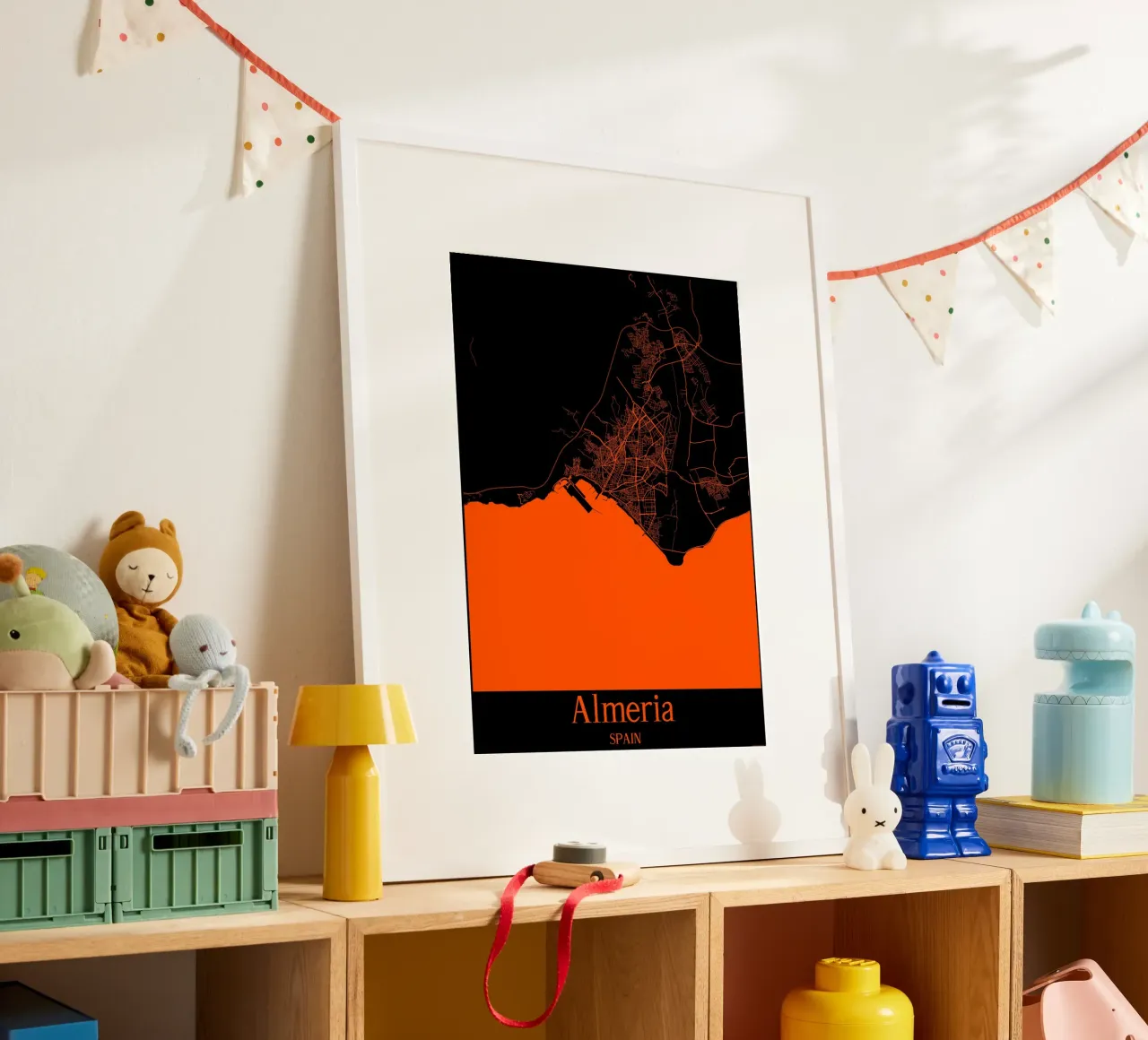 Almeria poster con telaio in plastica da MiMap