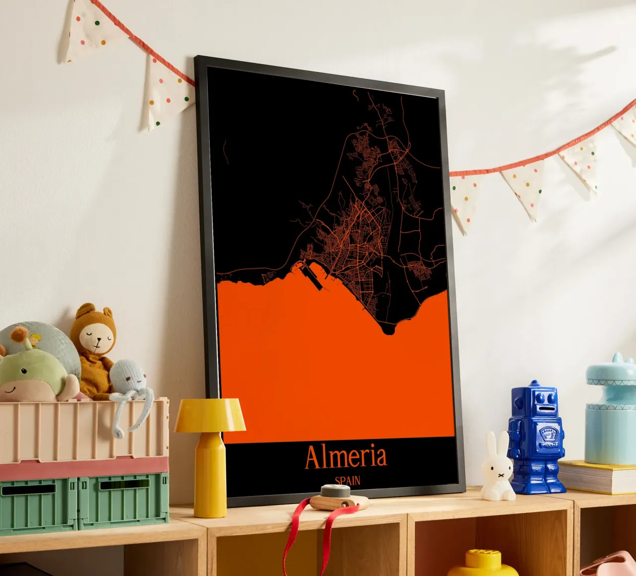 Almeria poster con telaio in plastica da MiMap
