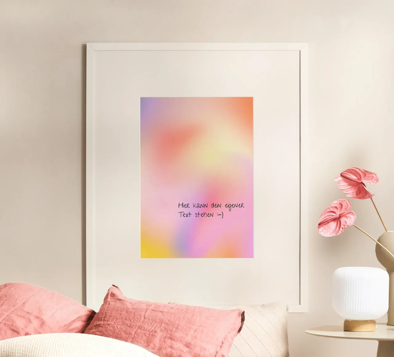 Spruch - Aura - individualisierbar poster da keinkonzept