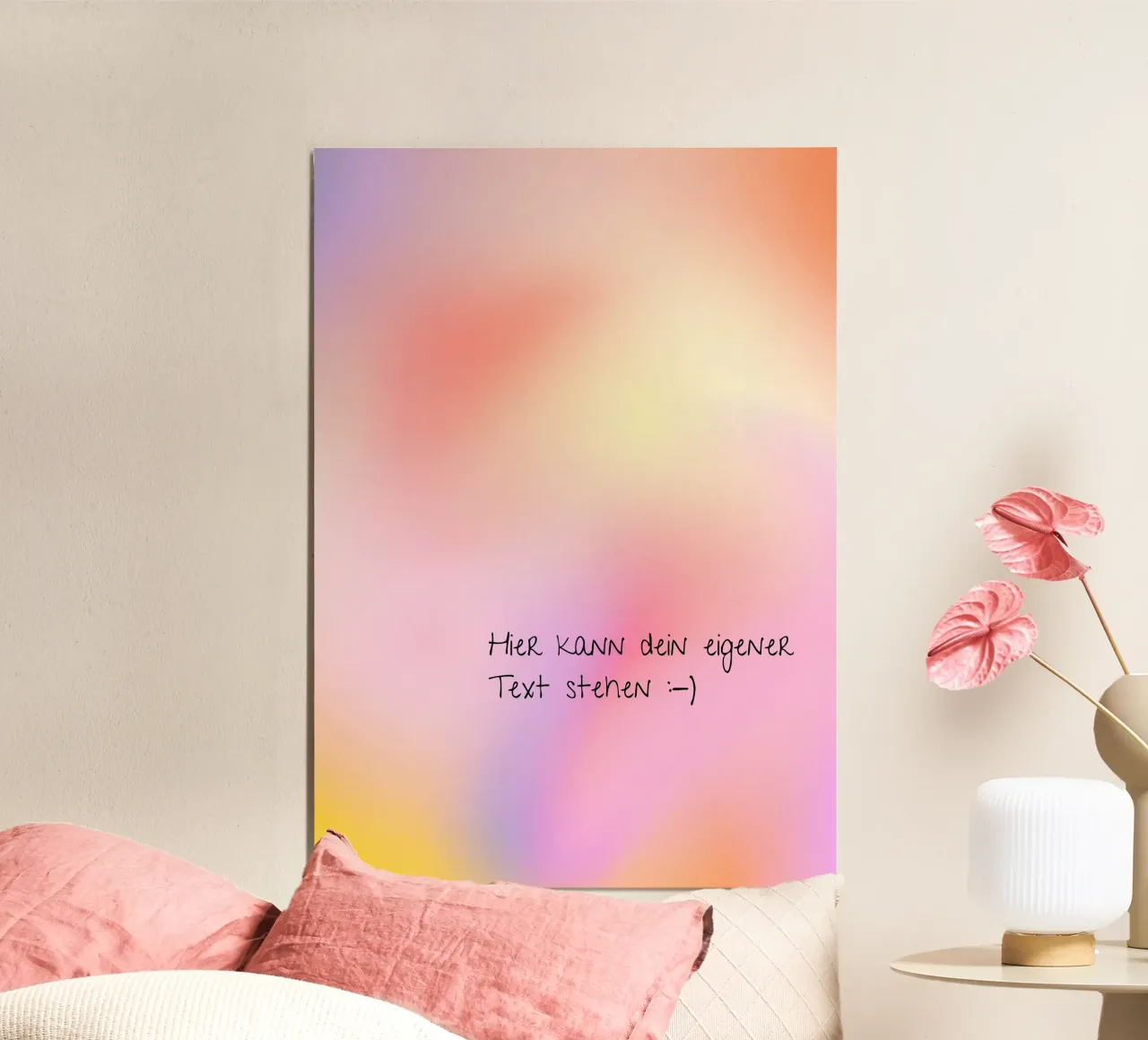 Spruch - Aura - individualisierbar poster da keinkonzept