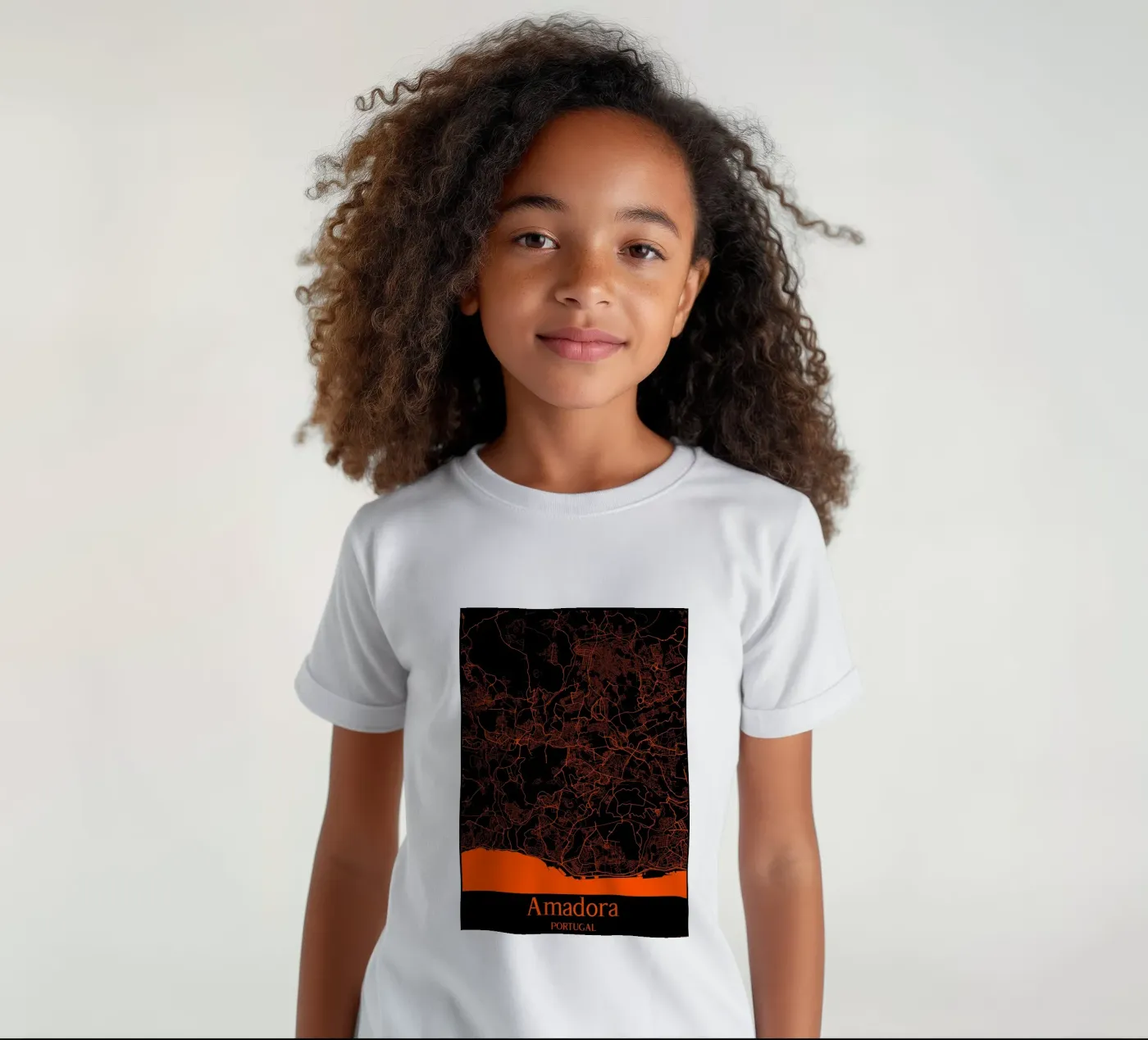 Amadora t-shirt bambini da MiMap
