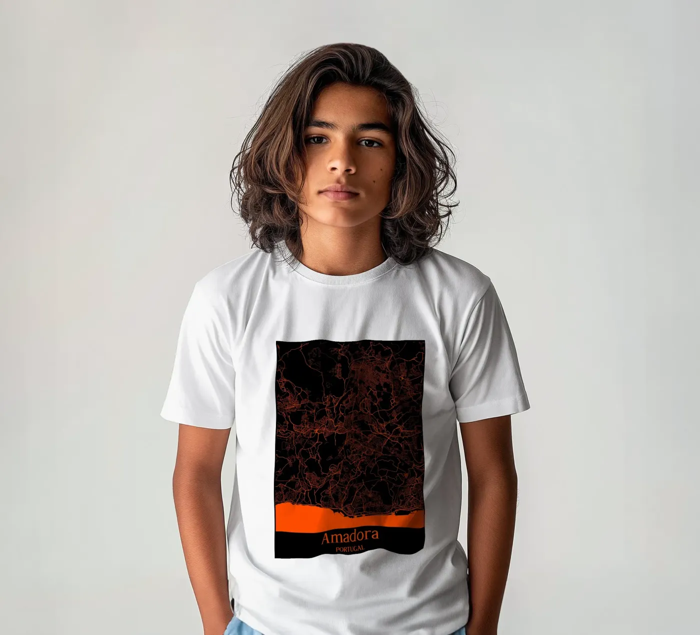 Amadora t-shirt bambini da MiMap