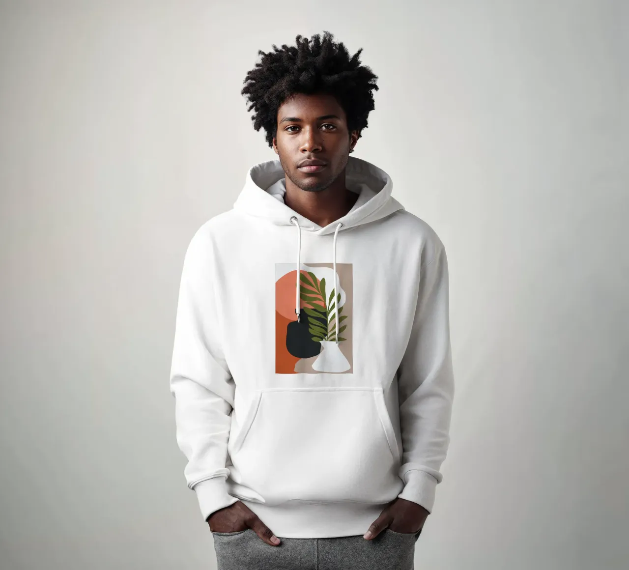 Arte astratta 40a felpa con cappuccio da ThingDesign